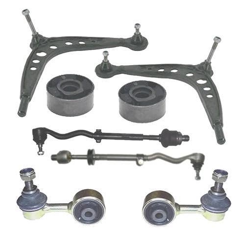 Bestprice Satz Querlenker+Koppelstangen+Spurstangen+Lager [Hersteller-Nr. 10661097] für BMW