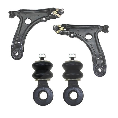 Bestprice Satz Querlenker (19mm) + Koppelstangen [Hersteller-Nr. 10661098] für Seat, VW