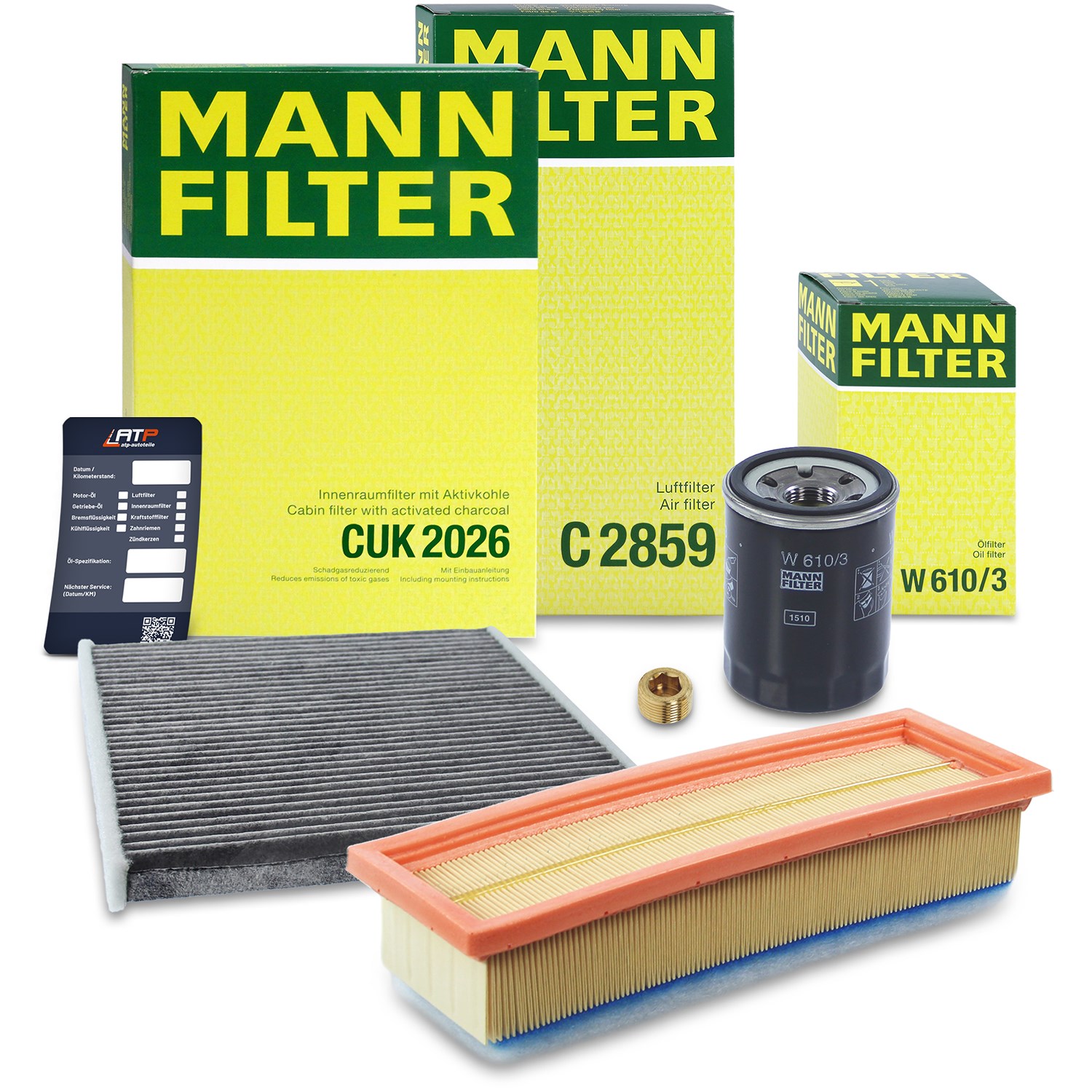 Mann-filter Inspektionspaket Filtersatz SET A [Hersteller-Nr. 10492569] für Ford, Fiat, Lancia