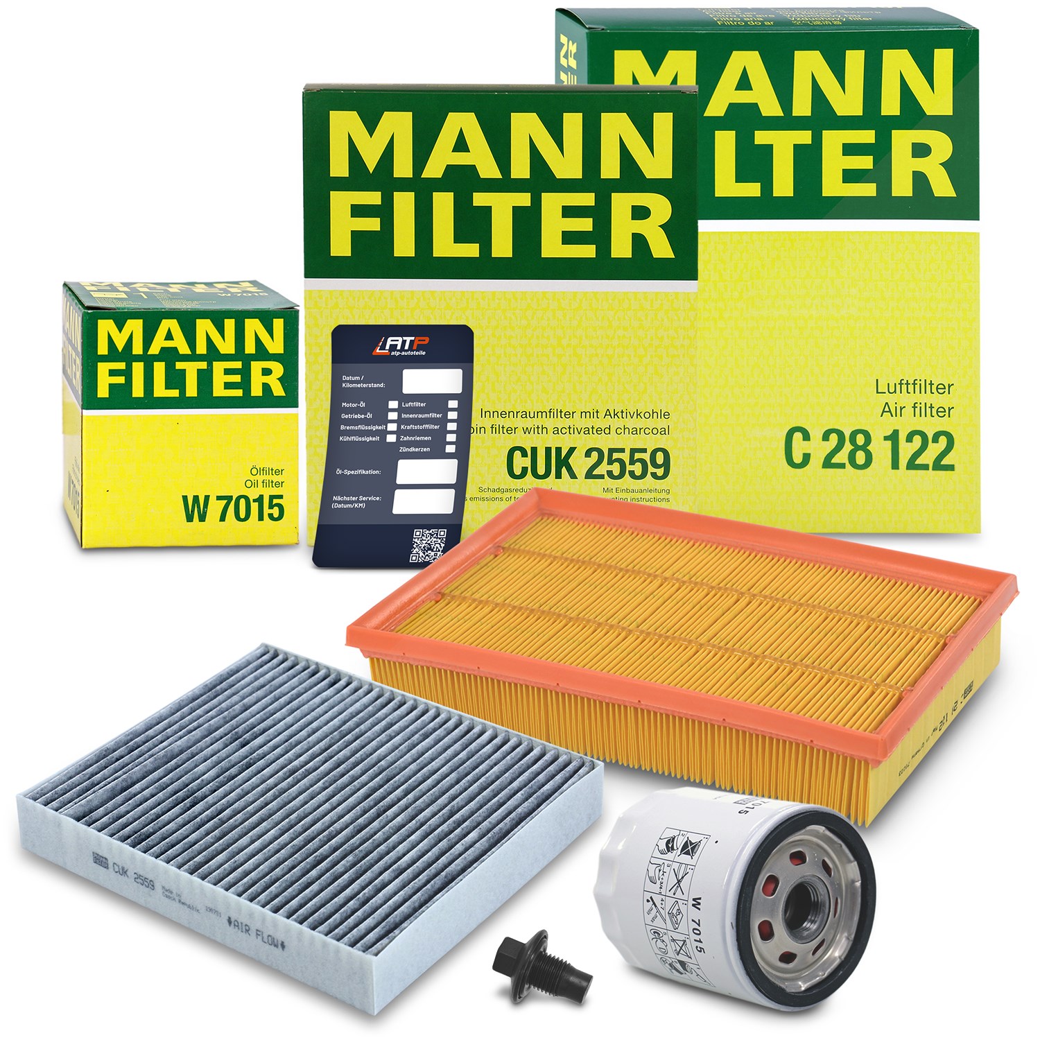 Mann-filter Inspektionspaket Filtersatz SET A [Hersteller-Nr. 10492798] für Ford