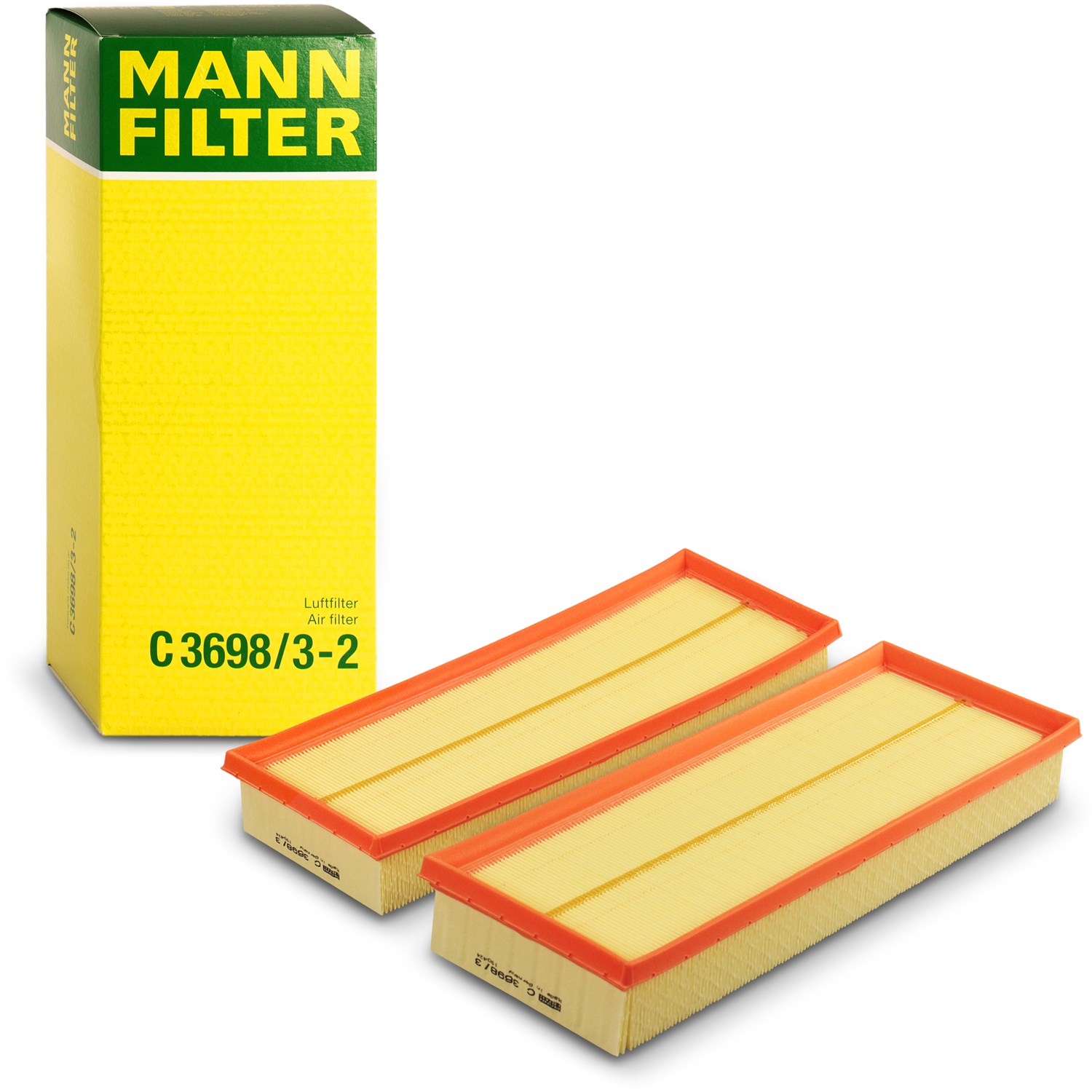 Mann-filter Luftfilter [Hersteller-Nr. C3698/3-2] für Mercedes-Benz, Puch