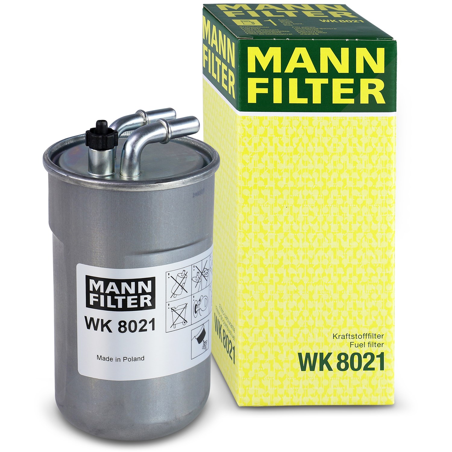 Mann-filter Kraftstofffilter [Hersteller-Nr. WK8021] für Opel, Vauxhall