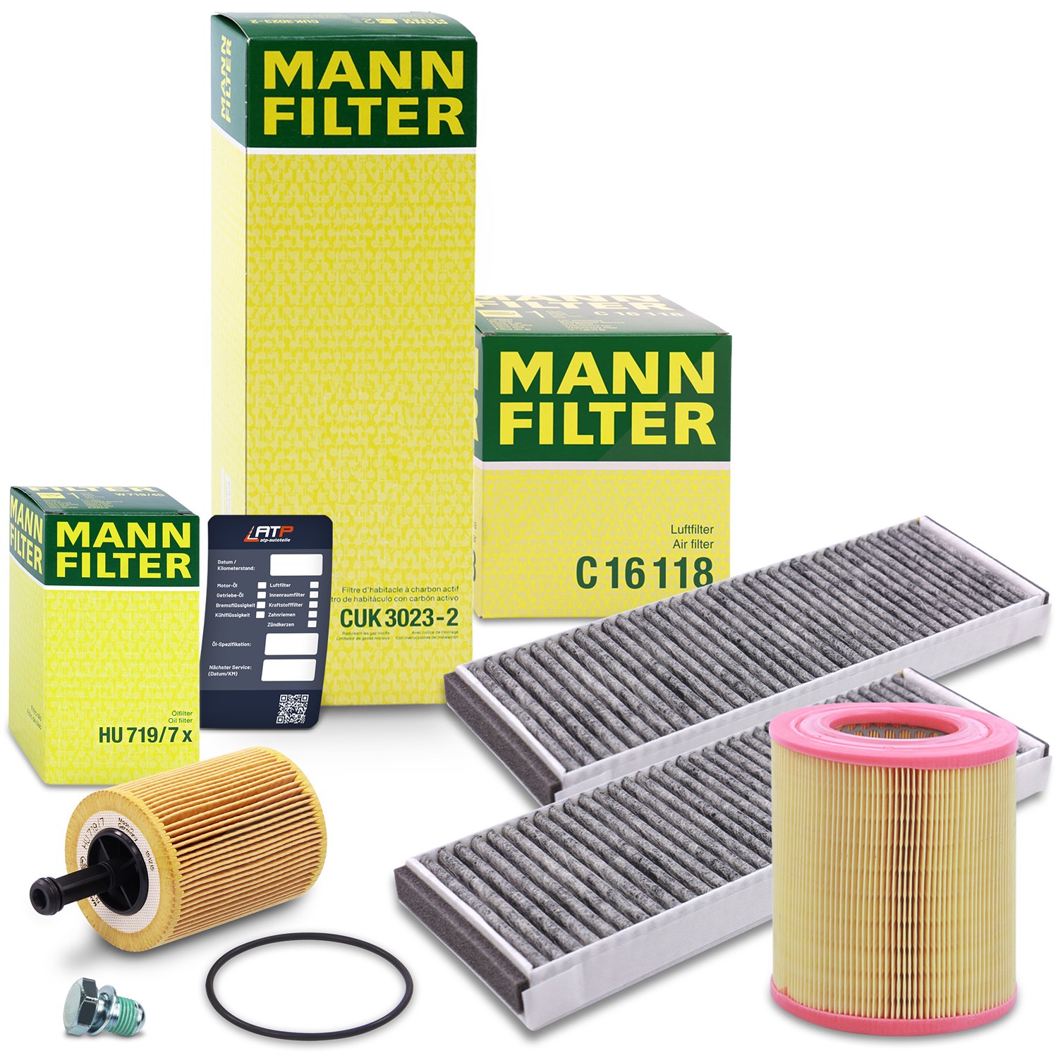 Mann-filter Inspektionspaket Filtersatz SET A [Hersteller-Nr. 10492683] für Audi