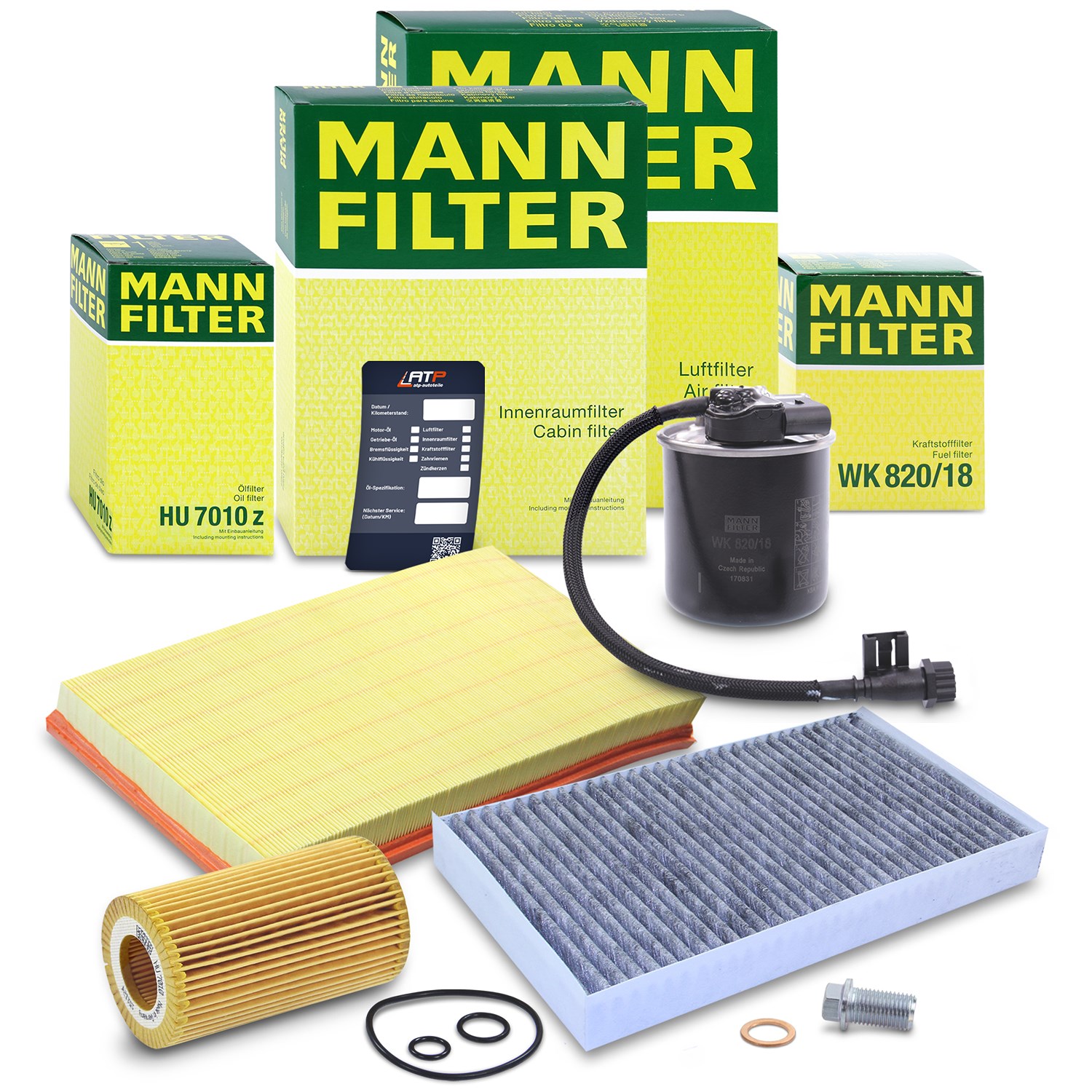Mann-filter Inspektionspaket Filtersatz SET B [Hersteller-Nr. 10492704] für Mercedes-Benz