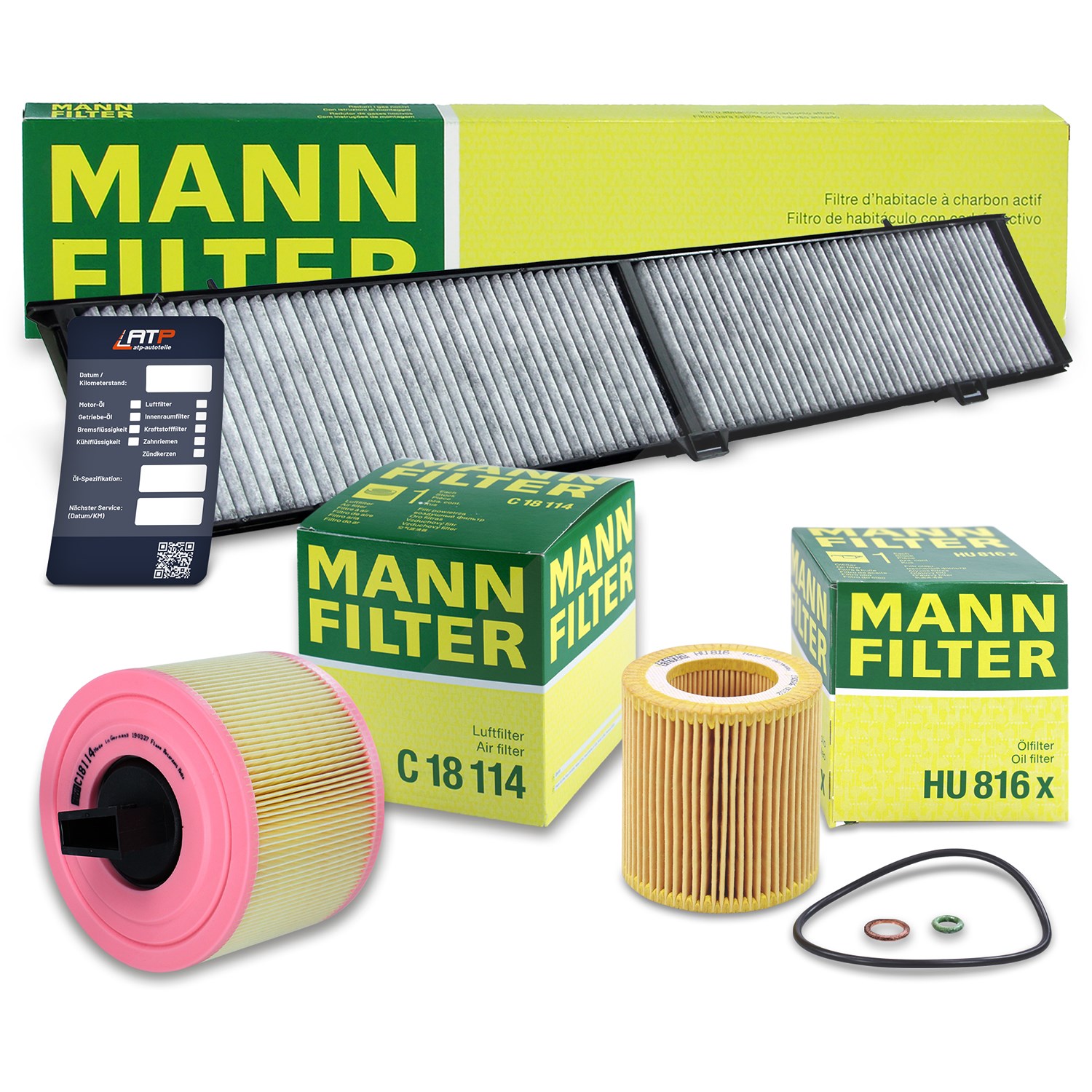Mann-filter Inspektionspaket Filtersatz SET A [Hersteller-Nr. 10492735] für BMW