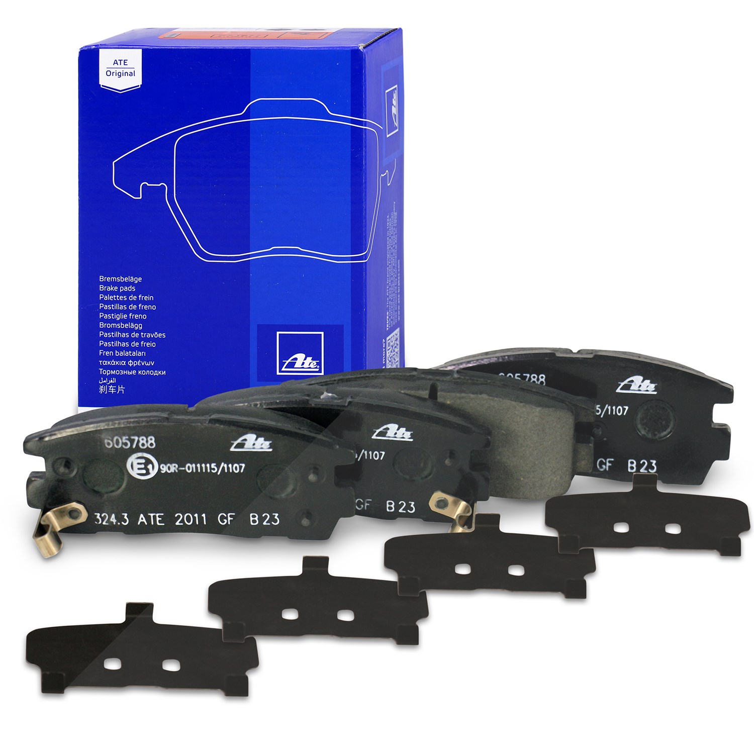 Ate Bremsbelagsatz Hinterachse [Hersteller-Nr. 13.0460-5788.2] für Opel, Vauxhall, Hyundai, Chevrolet