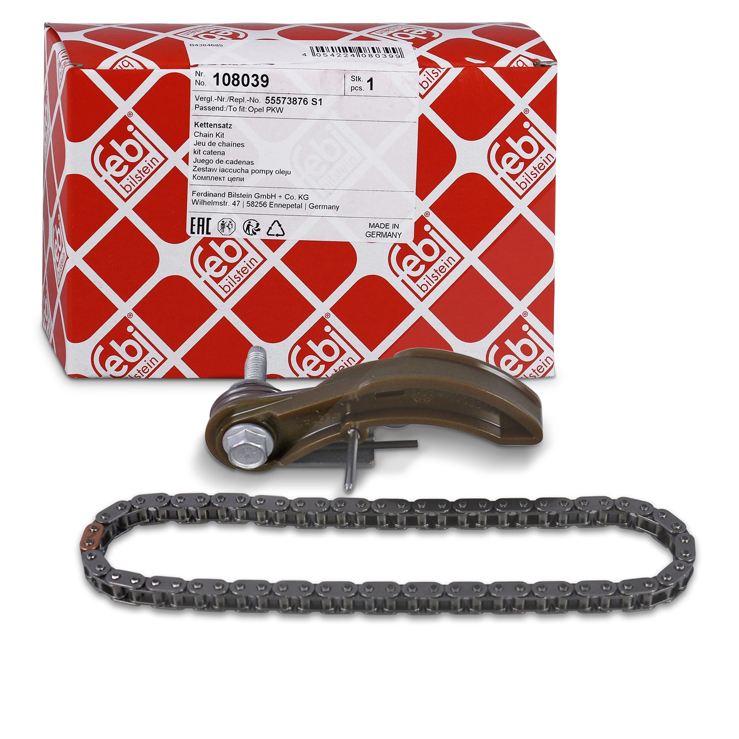 Febi Bilstein Kettensatz, Ölpumpenantrieb [Hersteller-Nr. 108039] für Chevrolet, Vauxhall, Opel