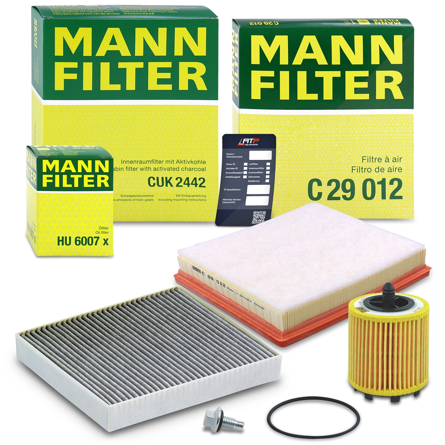 Mann-filter Inspektionspaket Filtersatz SET A [Hersteller-Nr. 10492725] für Opel, Saab