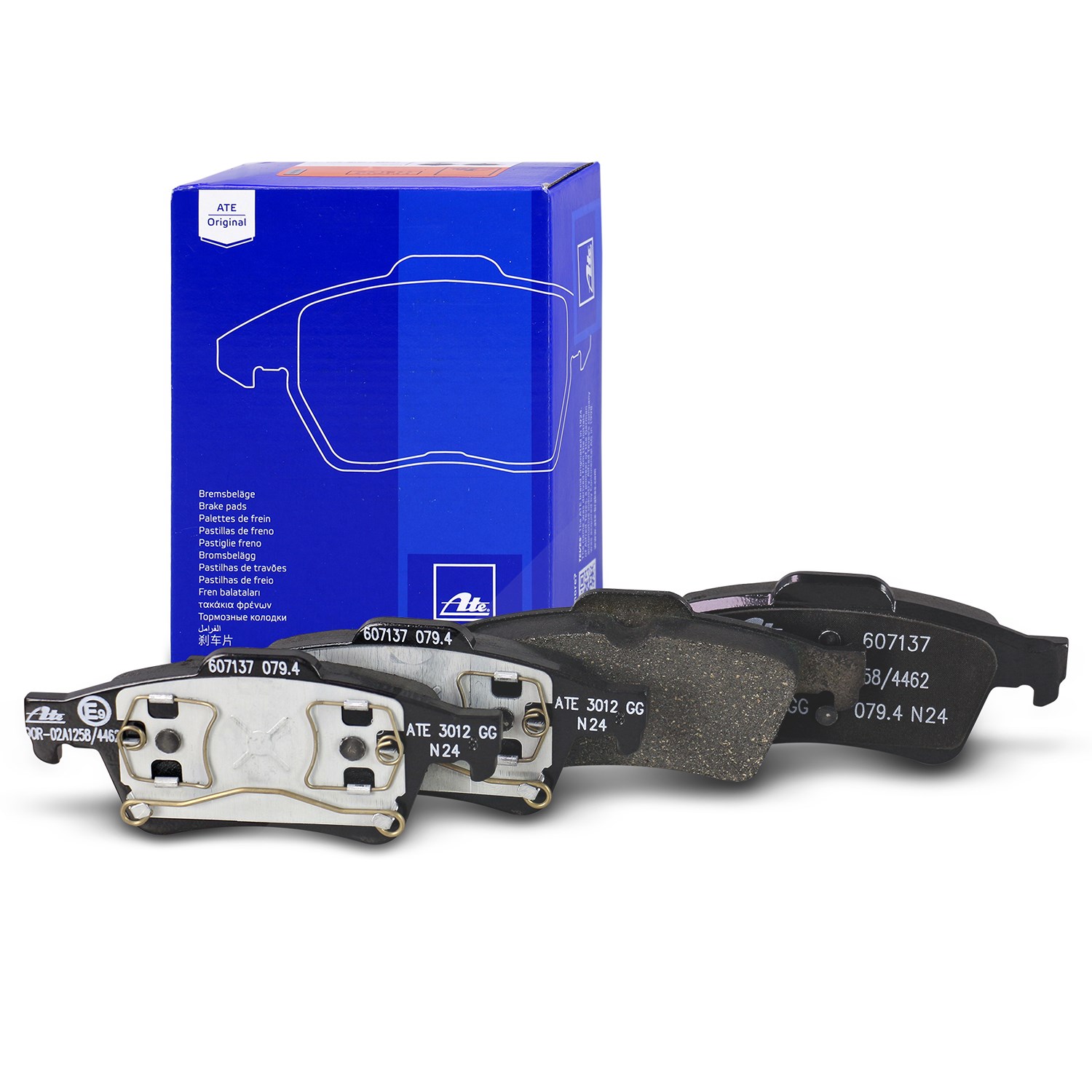 Ate Bremsbelagsatz Hinterachse [Hersteller-Nr. 13.0460-7137.2] für Renault, Nissan