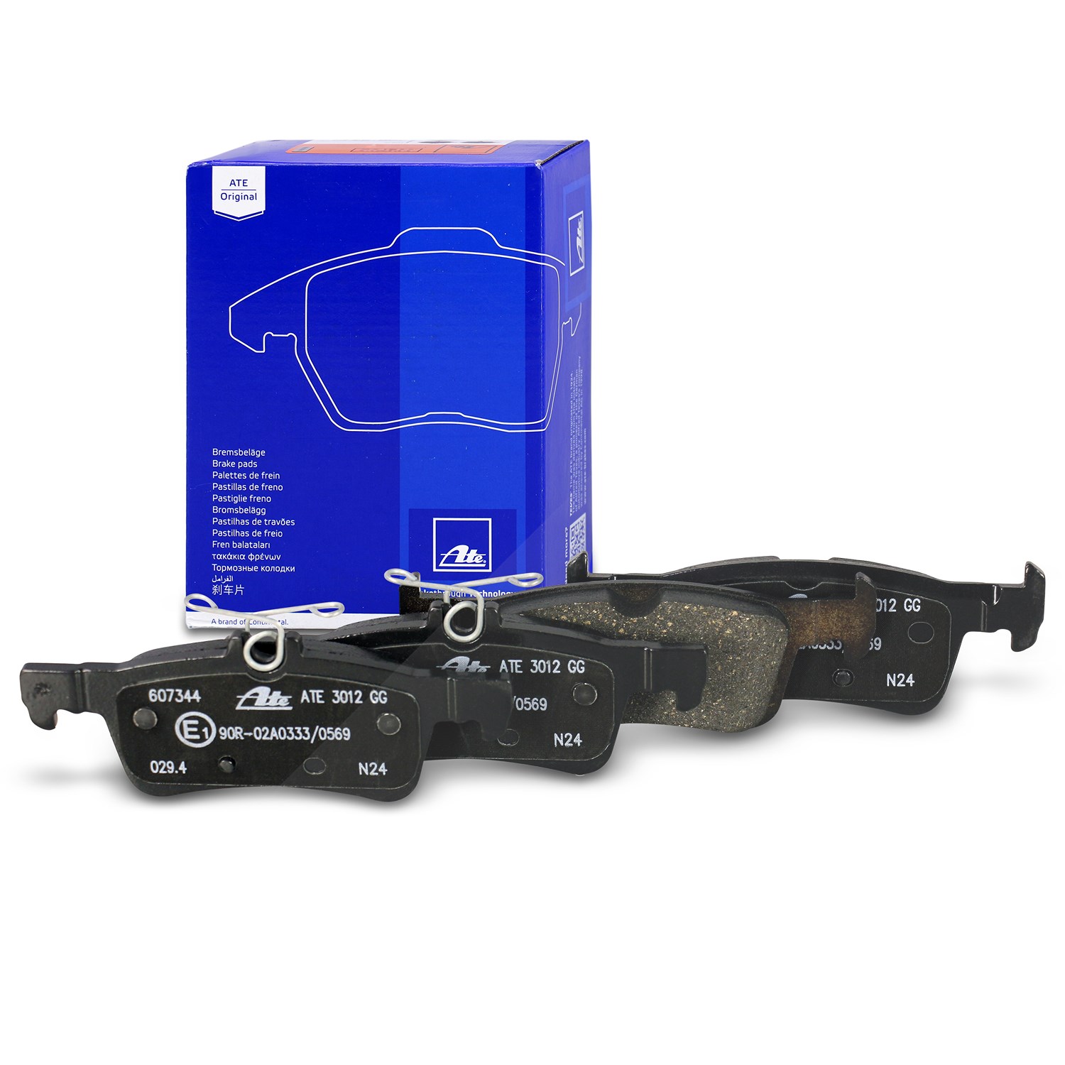 Ate Bremsbelagsatz hinten [Hersteller-Nr. 13.0460-7344.2] für Ford