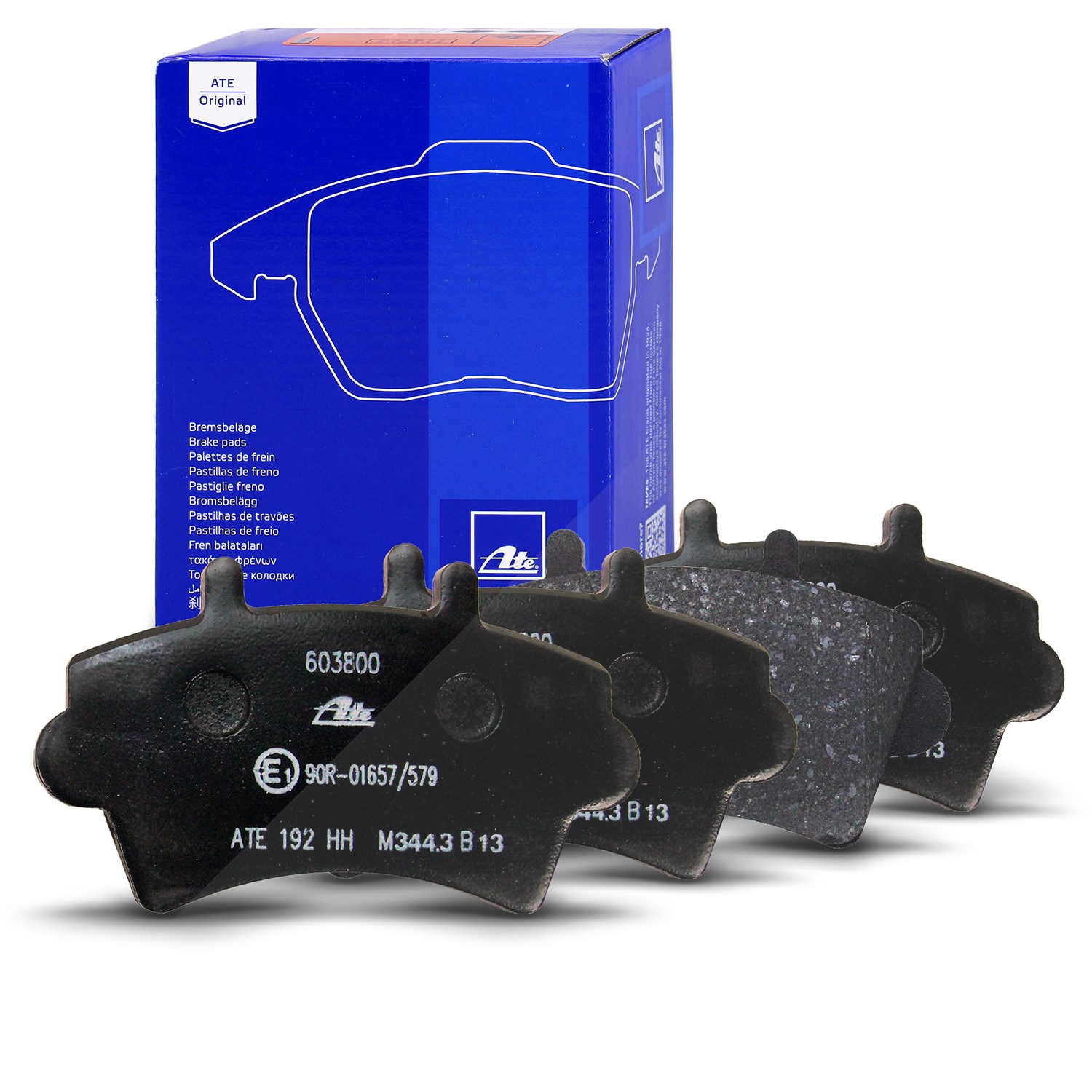 Ate Bremsbelagsatz vorne [Hersteller-Nr. 13.0460-3800.2] für Nissan, Renault, Vauxhall, Opel