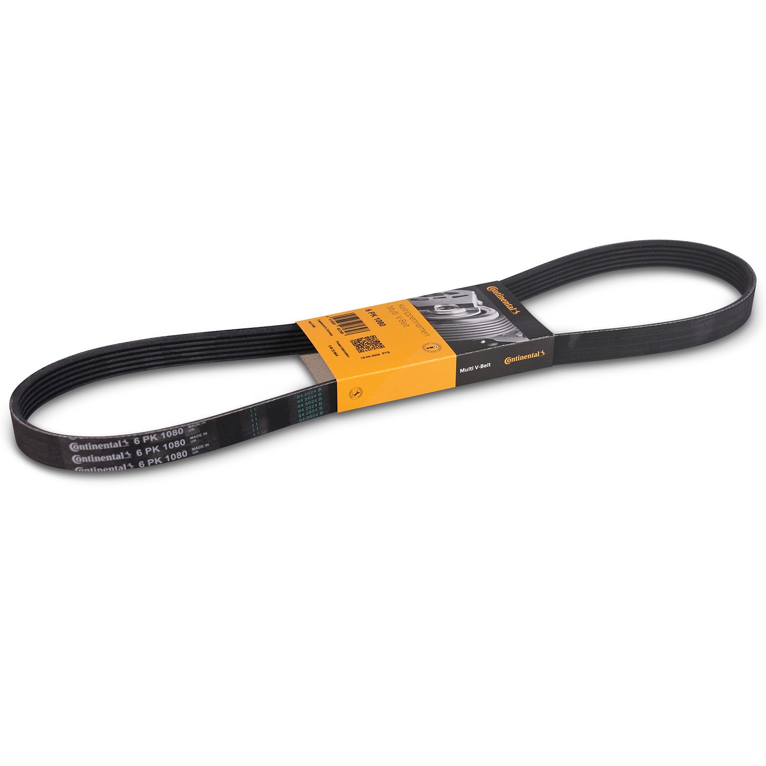 Continental Ctam Keilrippenriemen [Hersteller-Nr. 6PK1080] für Fiat, BMW, Skoda, Citroën, Lancia, Seat, Subaru, Audi, Peugeot, Alfa Romeo, VW
