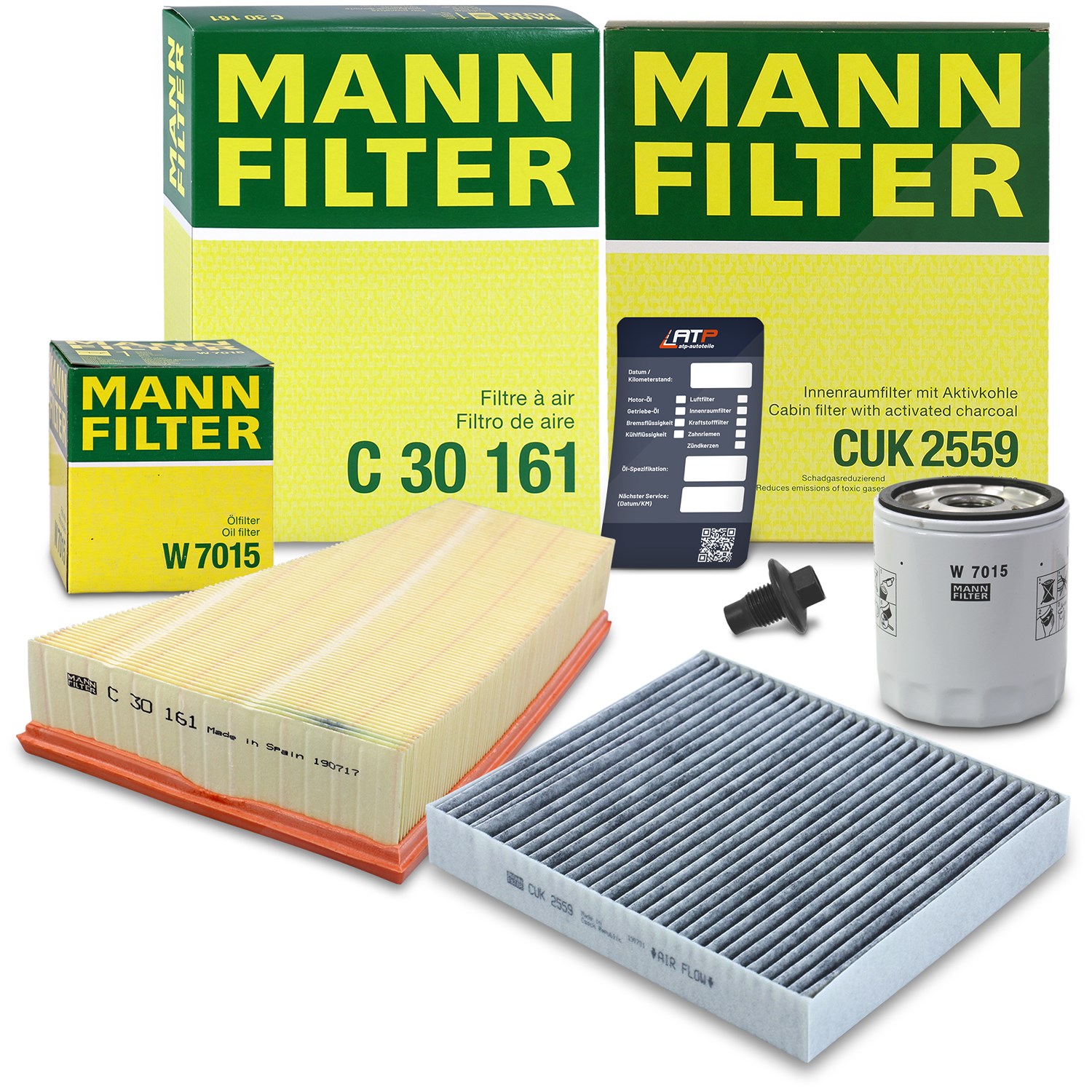 Mann-filter Inspektionspaket Filtersatz SET A [Hersteller-Nr. 10492687] für Ford