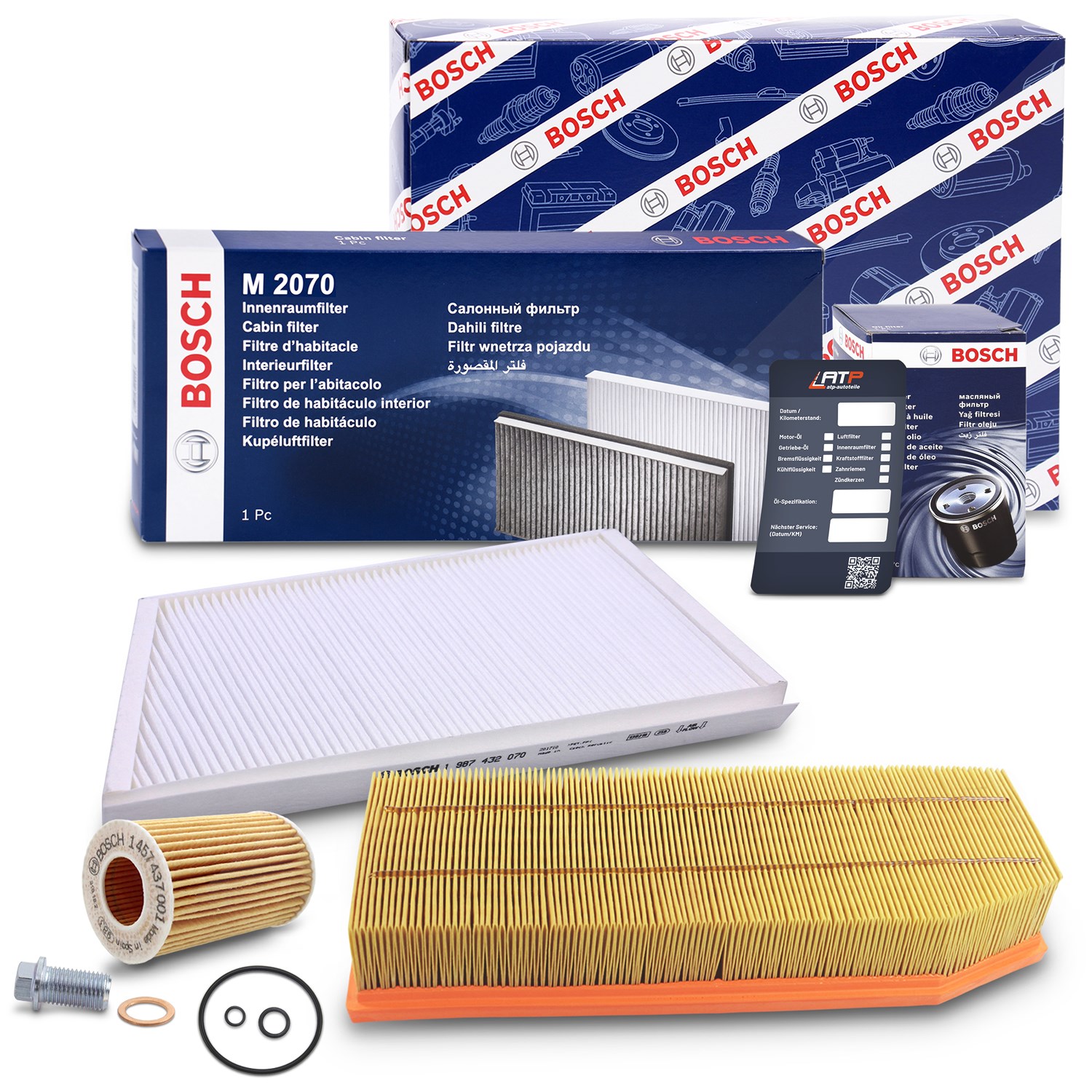 Bosch Inspektionspaket Filtersatz SET A [Hersteller-Nr. 10493470] für Mercedes-Benz