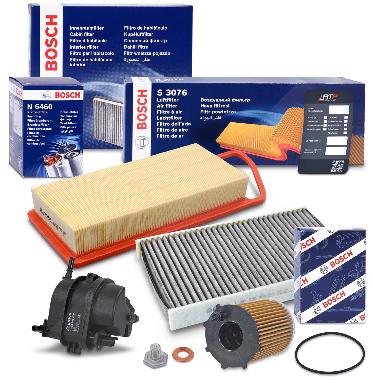 Bosch Inspektionspaket Filtersatz SET B [Hersteller-Nr. 10493511] für Citroën, Peugeot