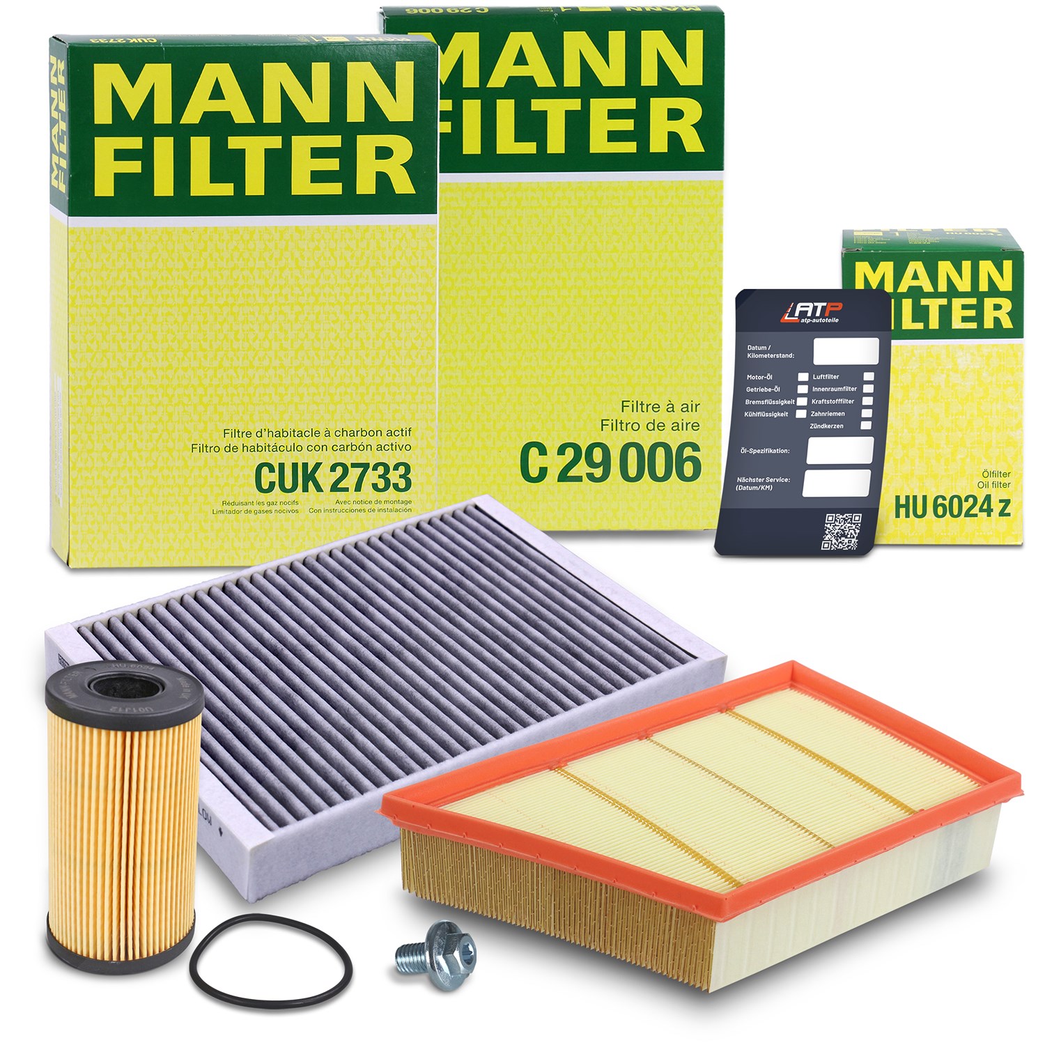 Mann-filter Inspektionspaket Filtersatz SET A [Hersteller-Nr. 40369814] für Land Rover, Jaguar