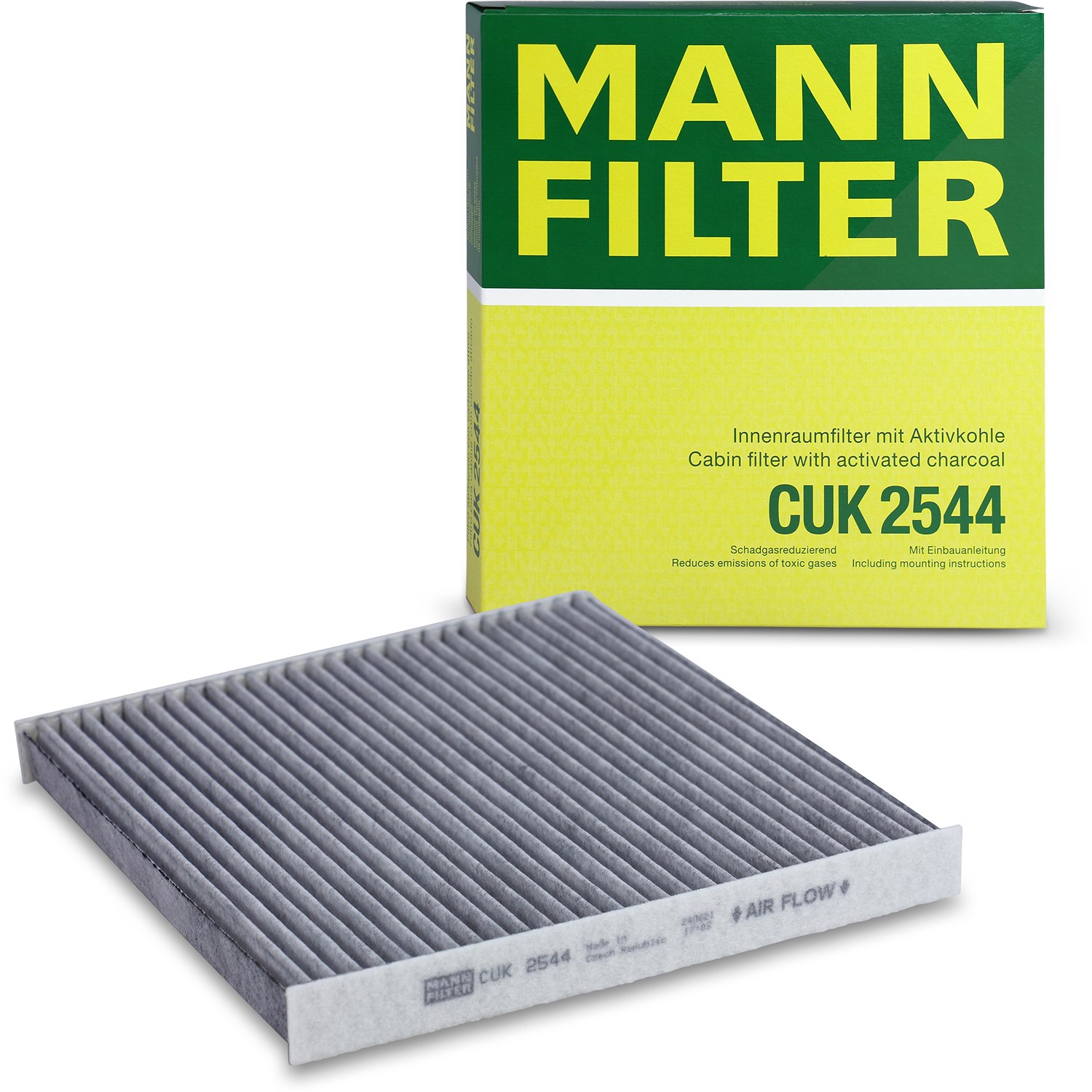 Mann-filter Filter, Innenraumluft [Hersteller-Nr. CUK2544] für Citroën, Toyota, Vauxhall, Peugeot, Fiat, Opel