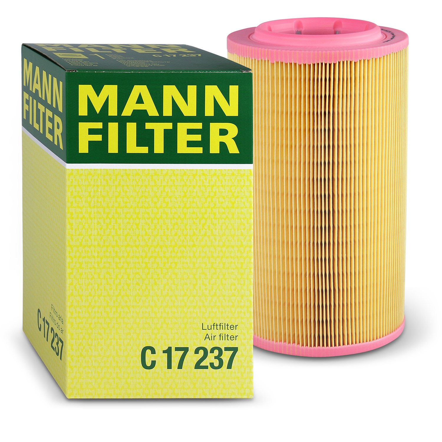 Mann-filter Luftfilter [Hersteller-Nr. C17237] für Citroën, Fiat, Peugeot, Opel, Vauxhall