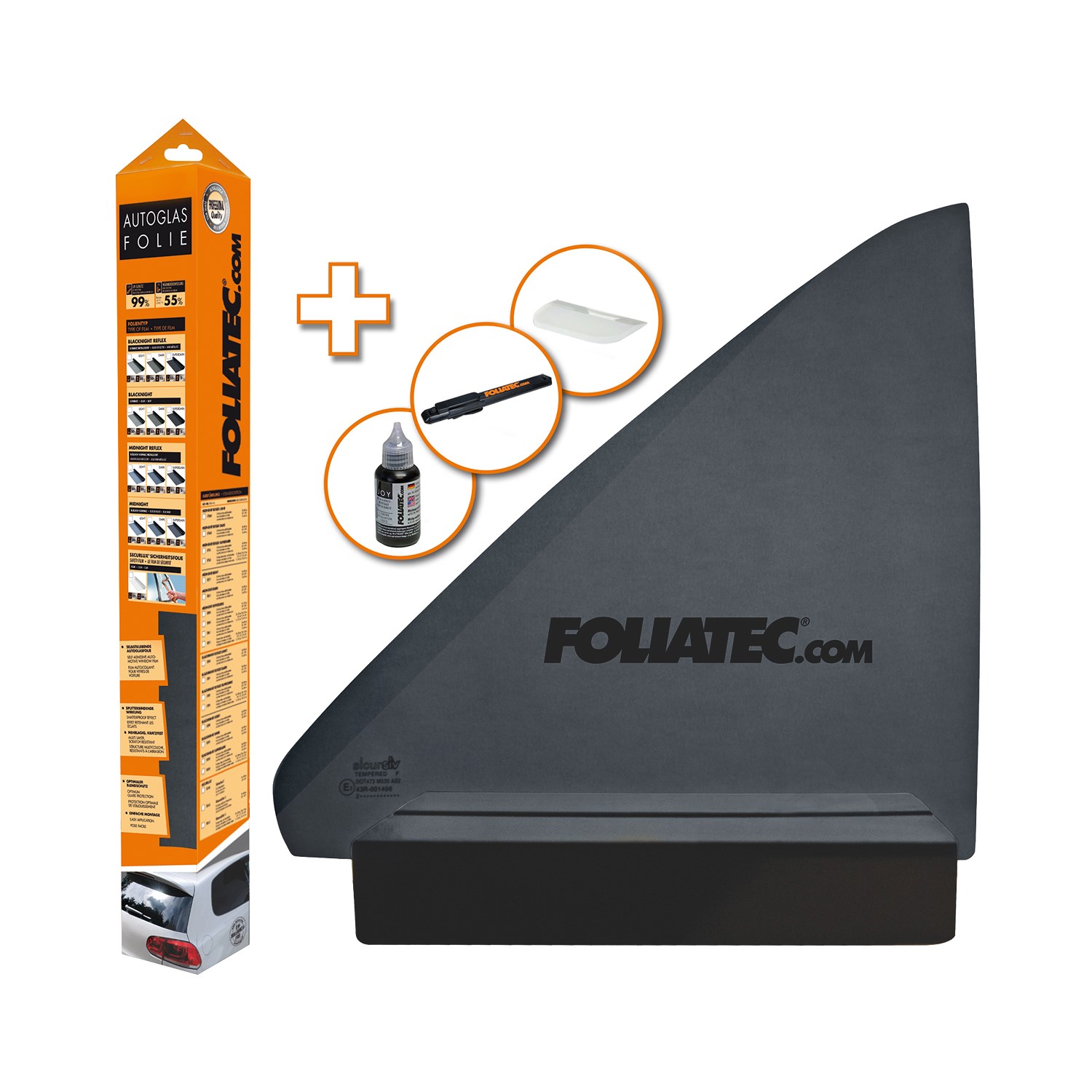 Foliatec BLACKNIGHT Dark Tönungsfolie schwarz 76 x 300 cm [Hersteller-Nr. 1091]
