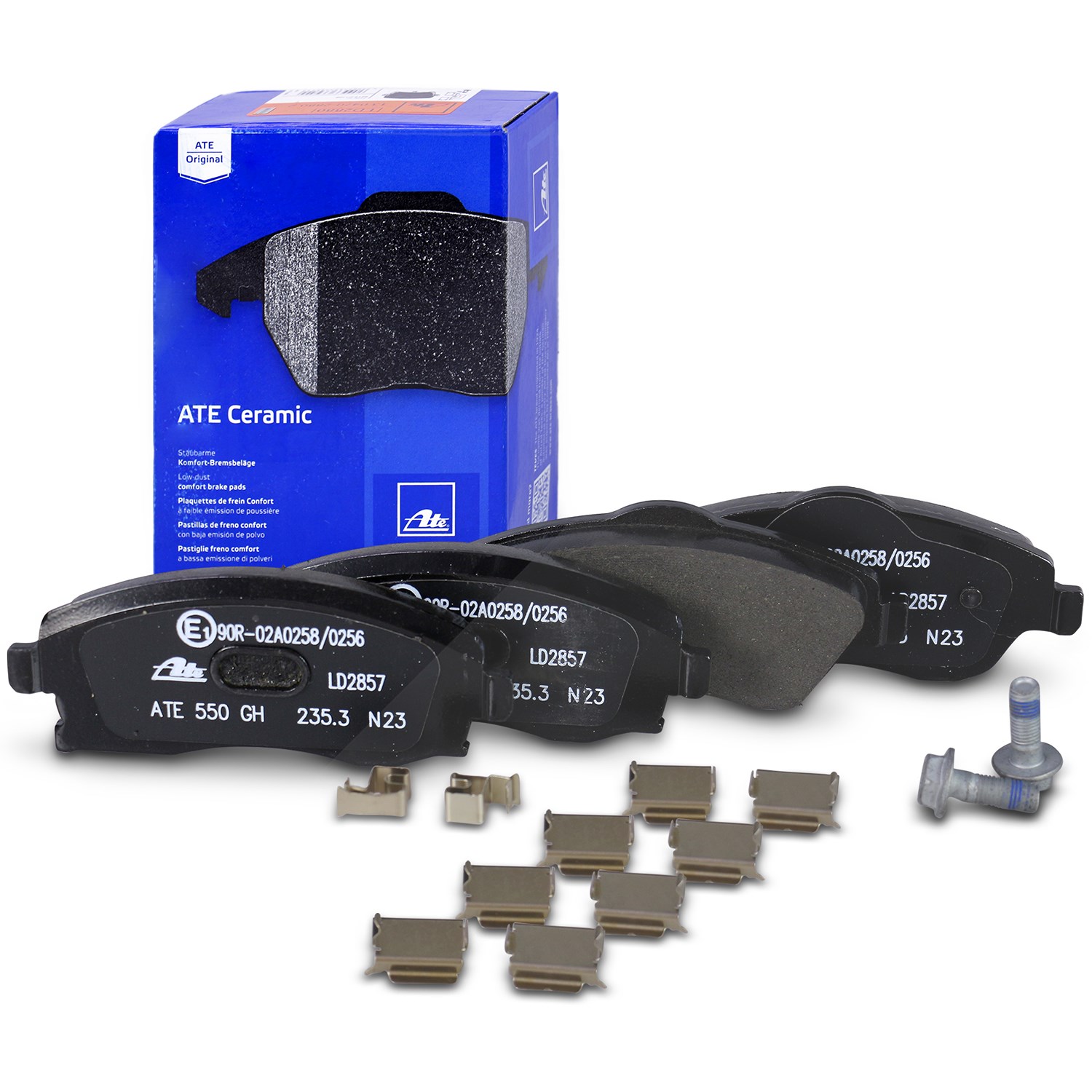 Ate CERAMIC Bremsbelagsatz vorne [Hersteller-Nr. 13.0470-2857.2] für Vauxhall, Opel