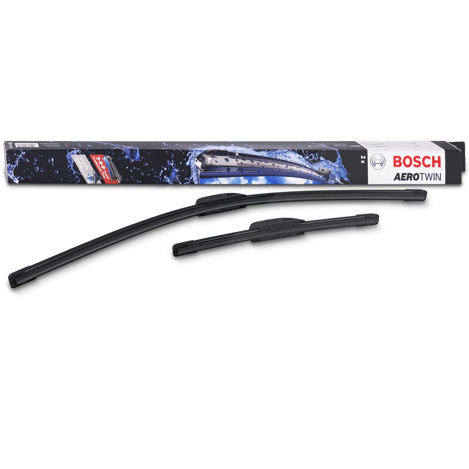 Bosch Wischerblatt Aerotwin Retrofit ­AR128S vorne [Hersteller-Nr. 3397014128] für Nissan, Mitsubishi