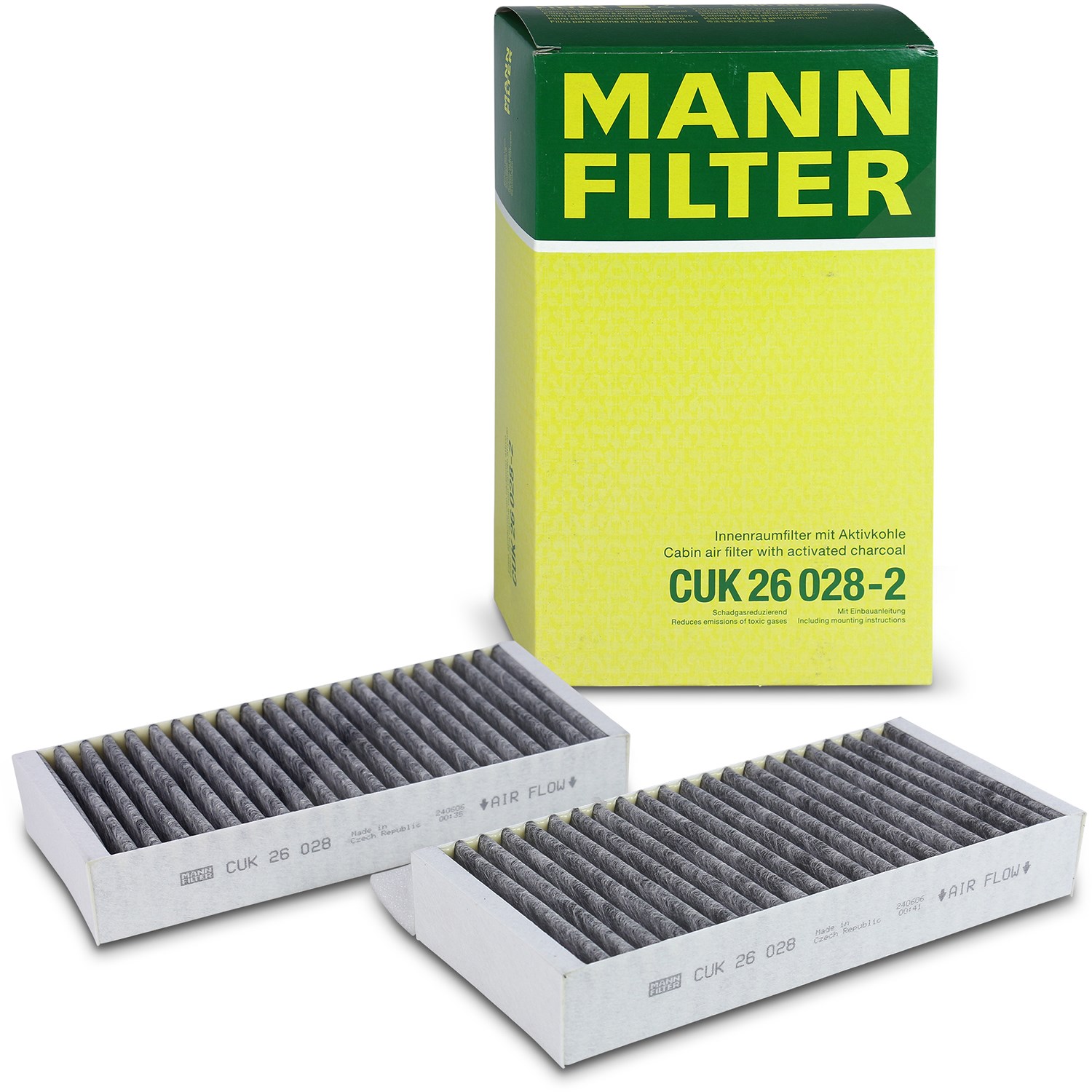 Mann-filter Filter, Innenraumluft [Hersteller-Nr. CUK26028-2] für Mercedes-Benz