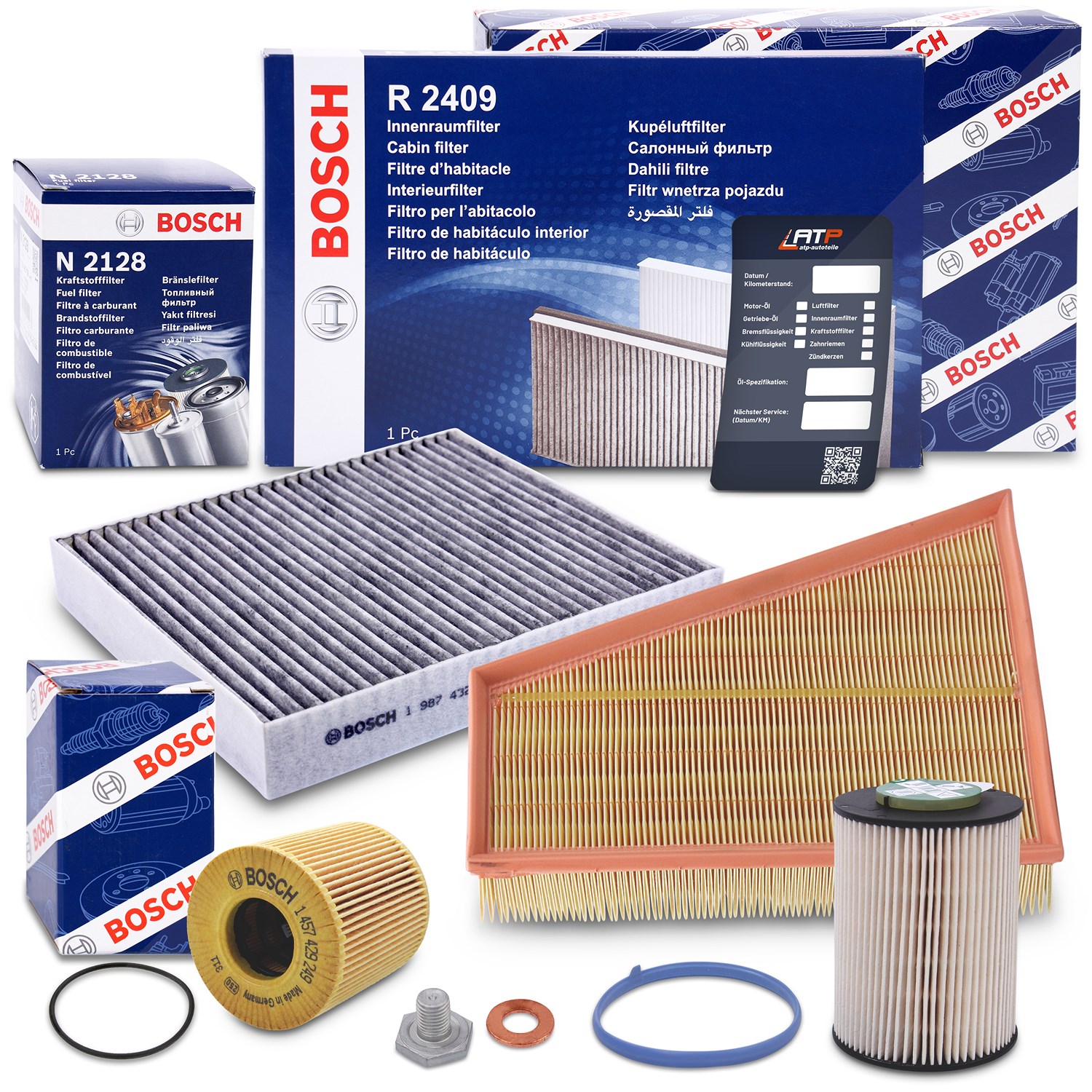 Bosch Inspektionspaket Filtersatz SET B [Hersteller-Nr. 10492274] für Ford