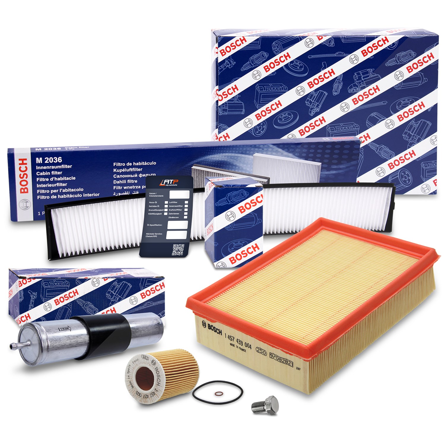 Bosch Inspektionspaket Filtersatz SET B [Hersteller-Nr. 10492166] für BMW