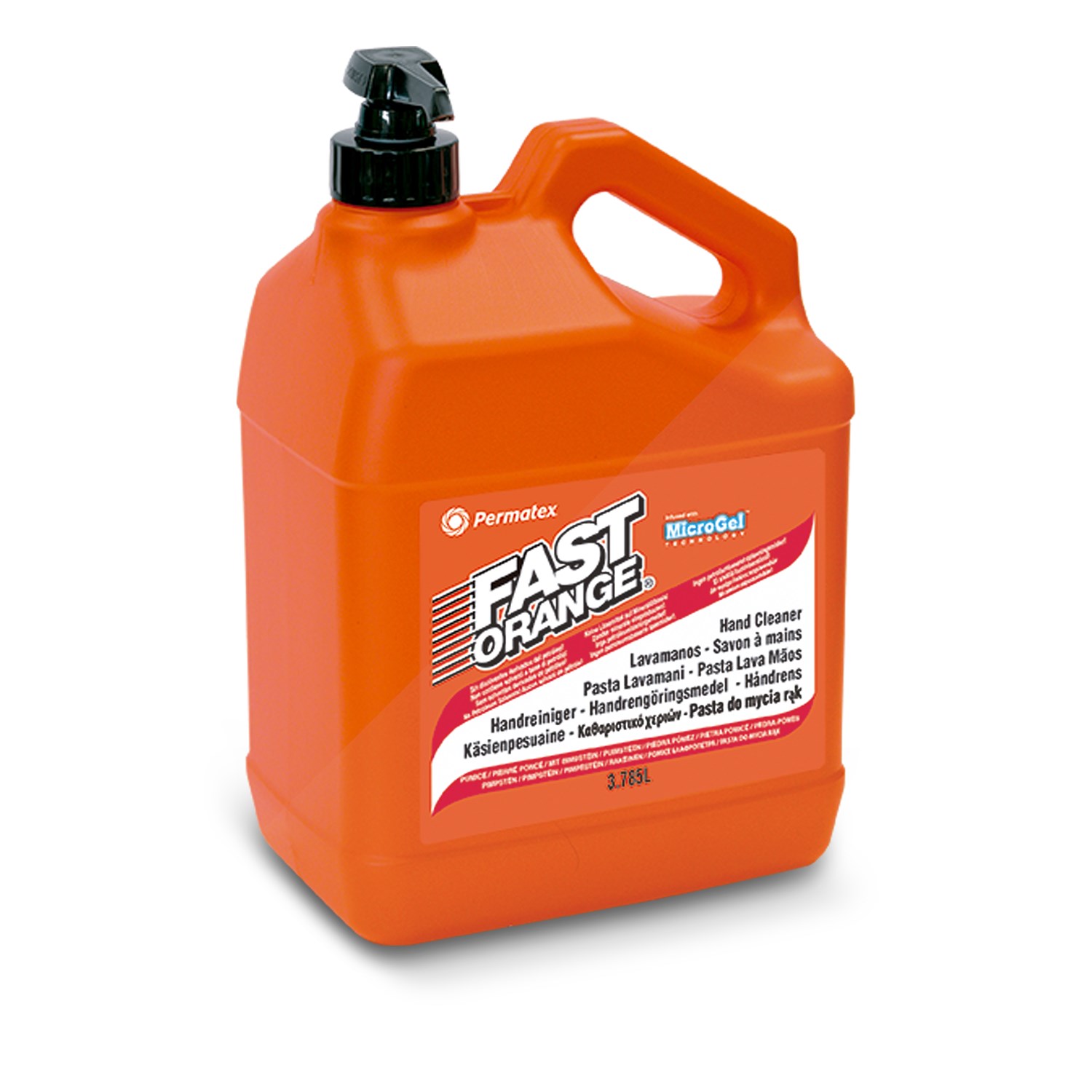 FAST ORANGE Handreiniger 3,78l Handwaschpaste Seife Handseife Permatex Reiniger - Image 4