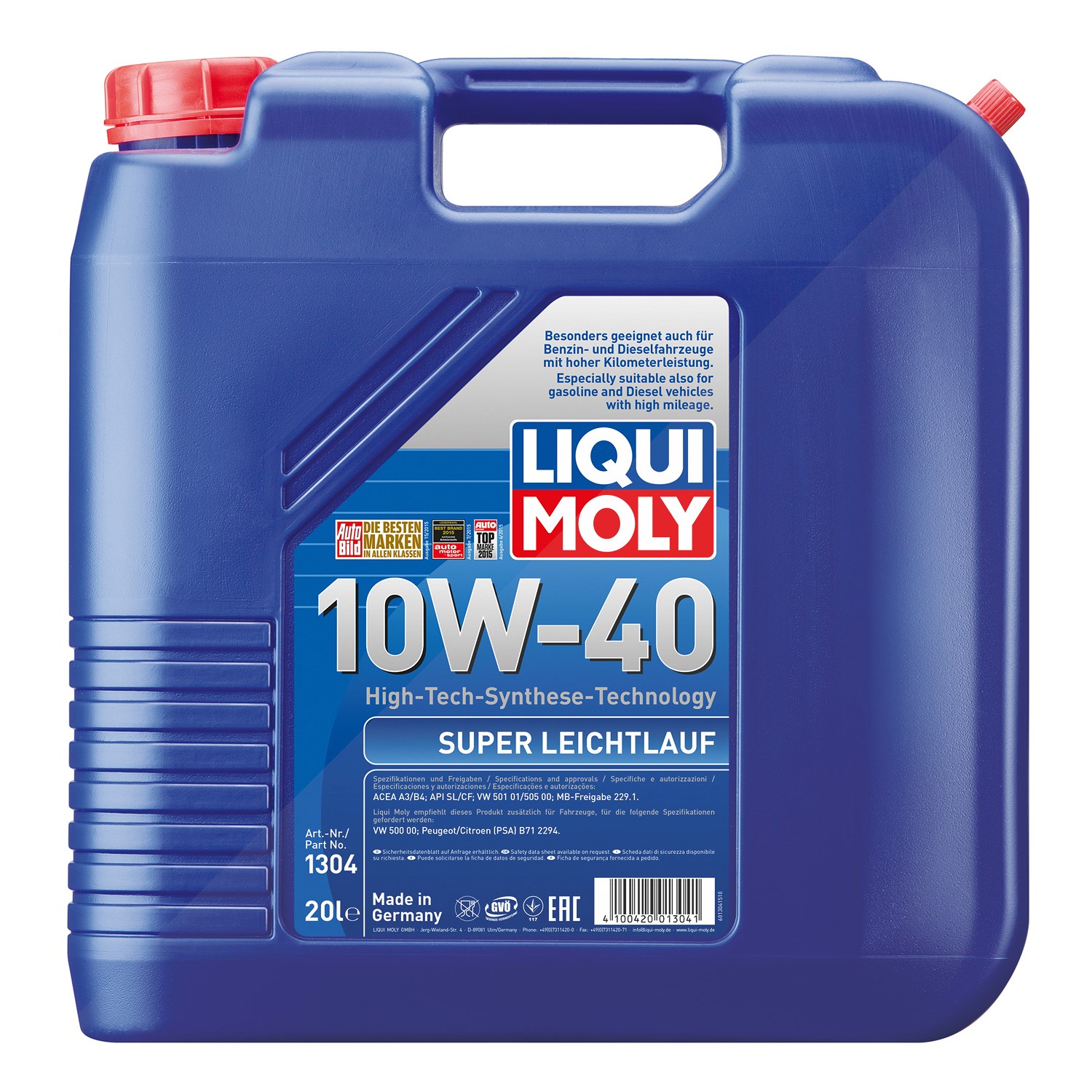Liqui Moly 20 L Super Leichtlauf 10W-40 [Hersteller-Nr. 1304]