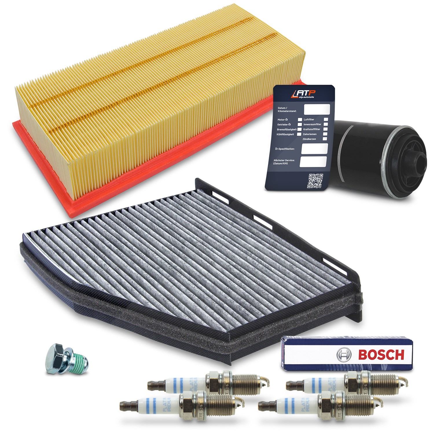 Bestprice Inspektionspaket Filtersatz SET C [Hersteller-Nr. 10694698] für Skoda, Audi, VW, Seat