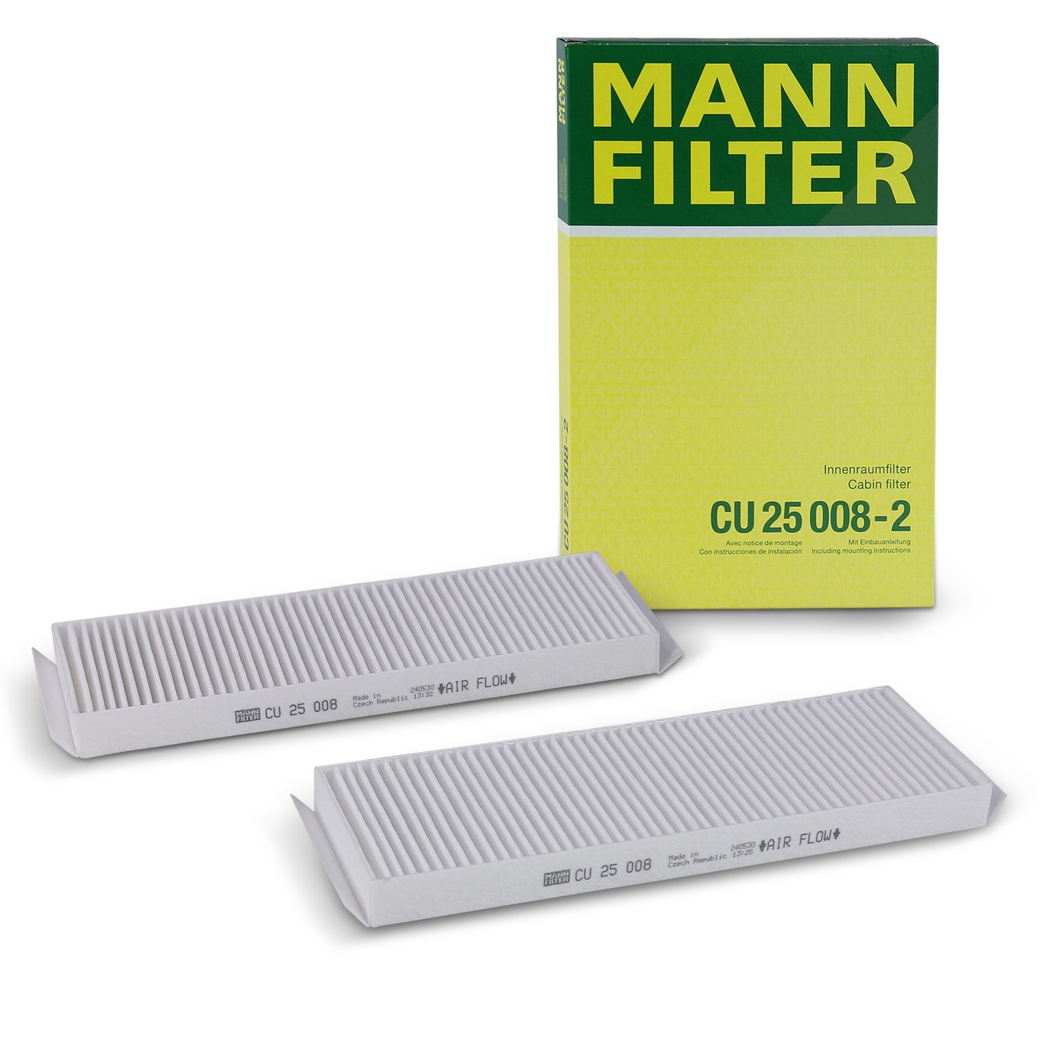 Mann-filter Filter, Innenraumluft [Hersteller-Nr. CU25008-2] für Hyundai