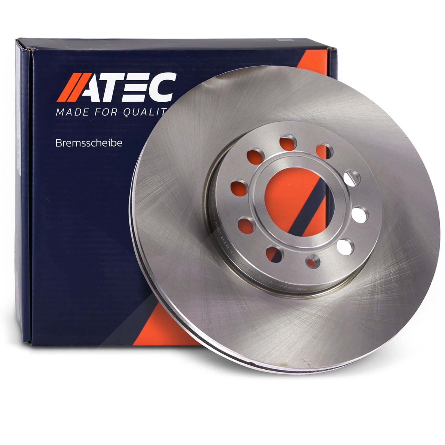 Atec Bremsscheibe Vorderachse Belüftet Ø288 [Hersteller-Nr. 10600508] für Seat, Audi, VW, Cupra, Ford, Skoda