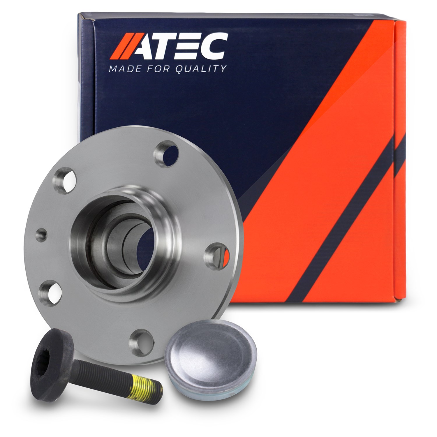 Atec Radnabe mit Radlager Hinterachse [Hersteller-Nr. 30303026] für VW, Skoda, Audi, Seat, Cupra, Ford