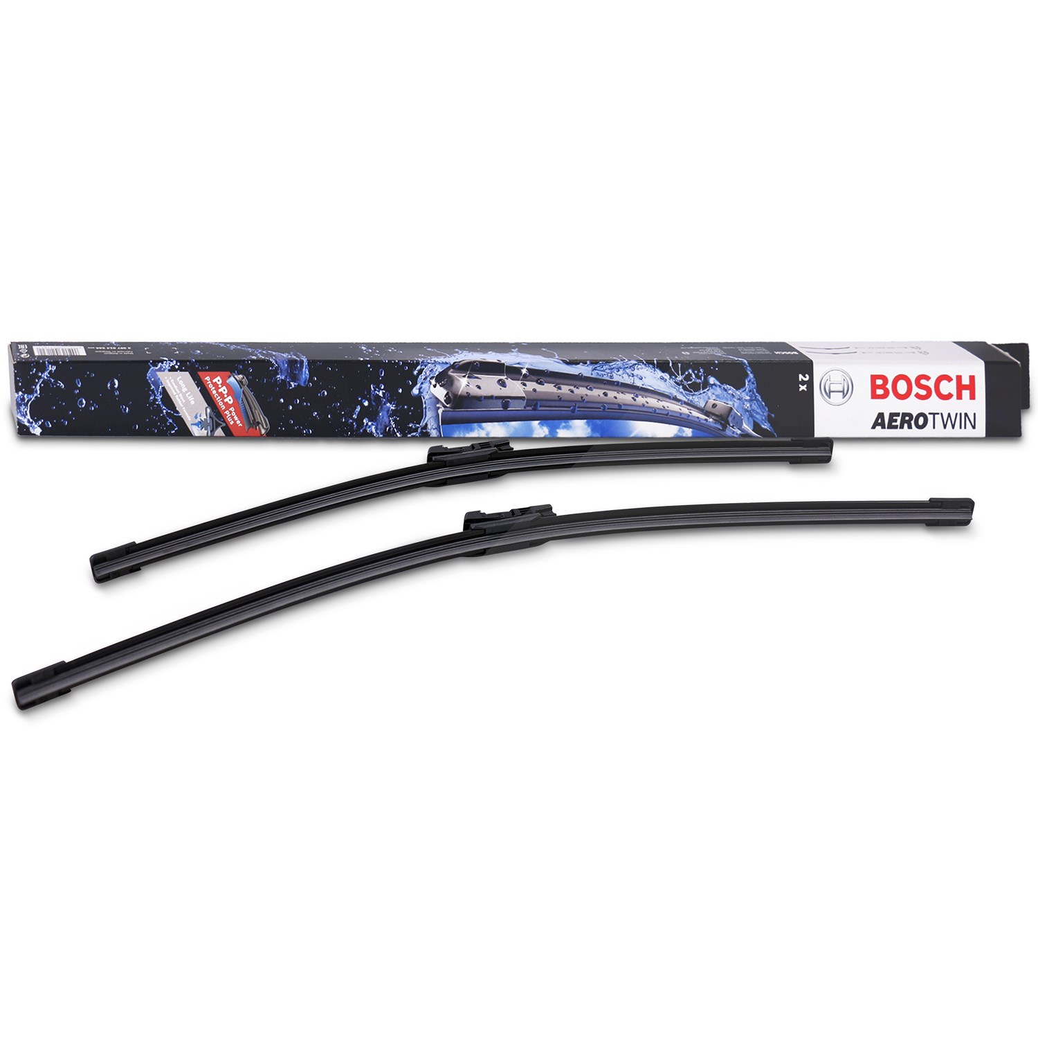 Bosch Wischerblatt Aerotwin Spoiler A296S [Hersteller-Nr. 3397007296] für Audi, Hyundai, Ford Usa, Nio, BMW, Ford