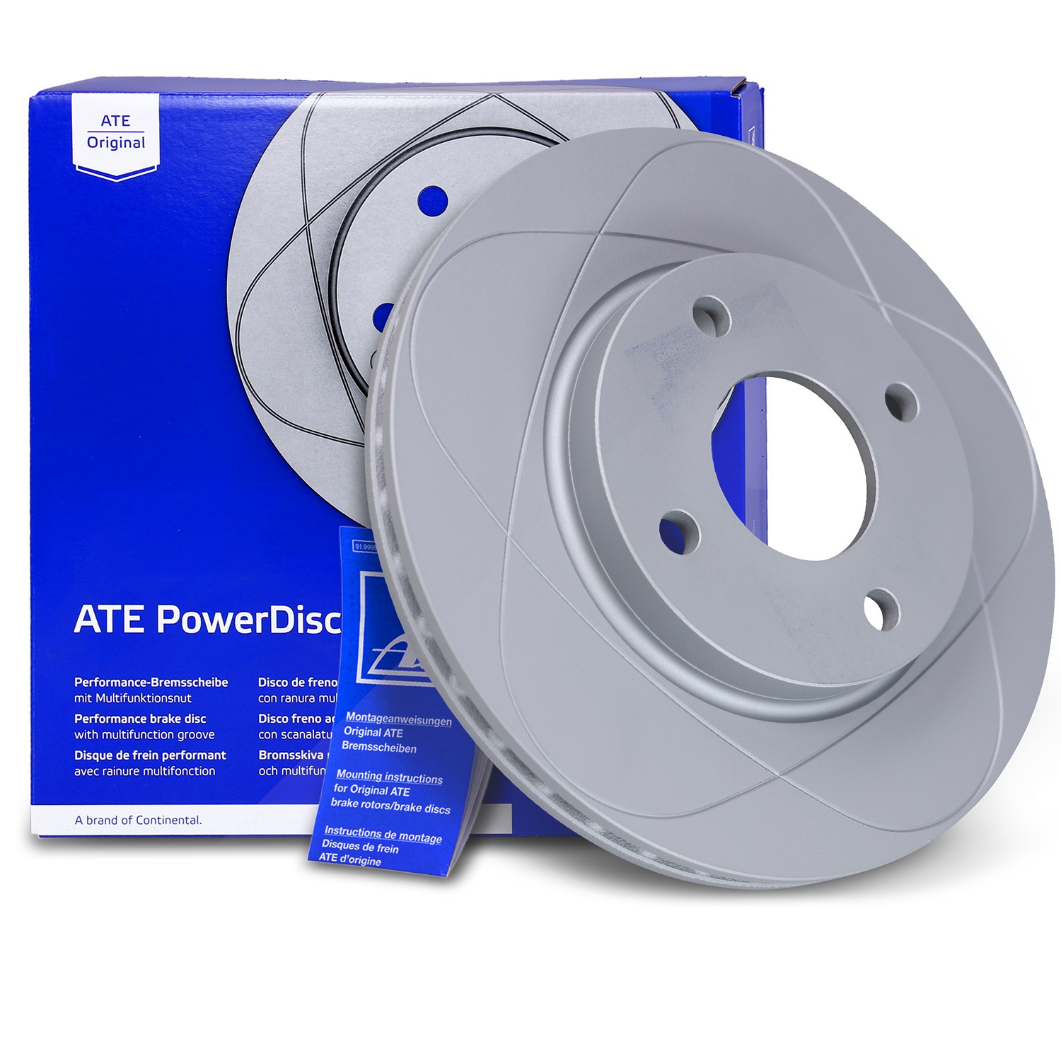 Ate POWERDISC Bremsscheibe belüftet vorne [Hersteller-Nr. 24.0322-0172.1] für Ford, Mazda