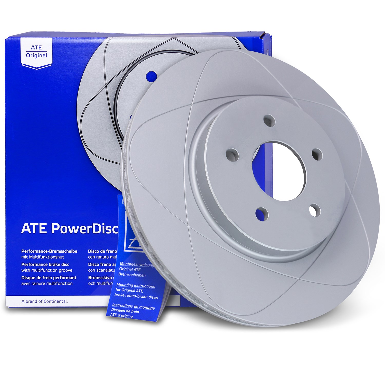 Ate POWERDISC Bremsscheibe belüftet vorne [Hersteller-Nr. 24.0324-0161.1] für Ford, Jaguar