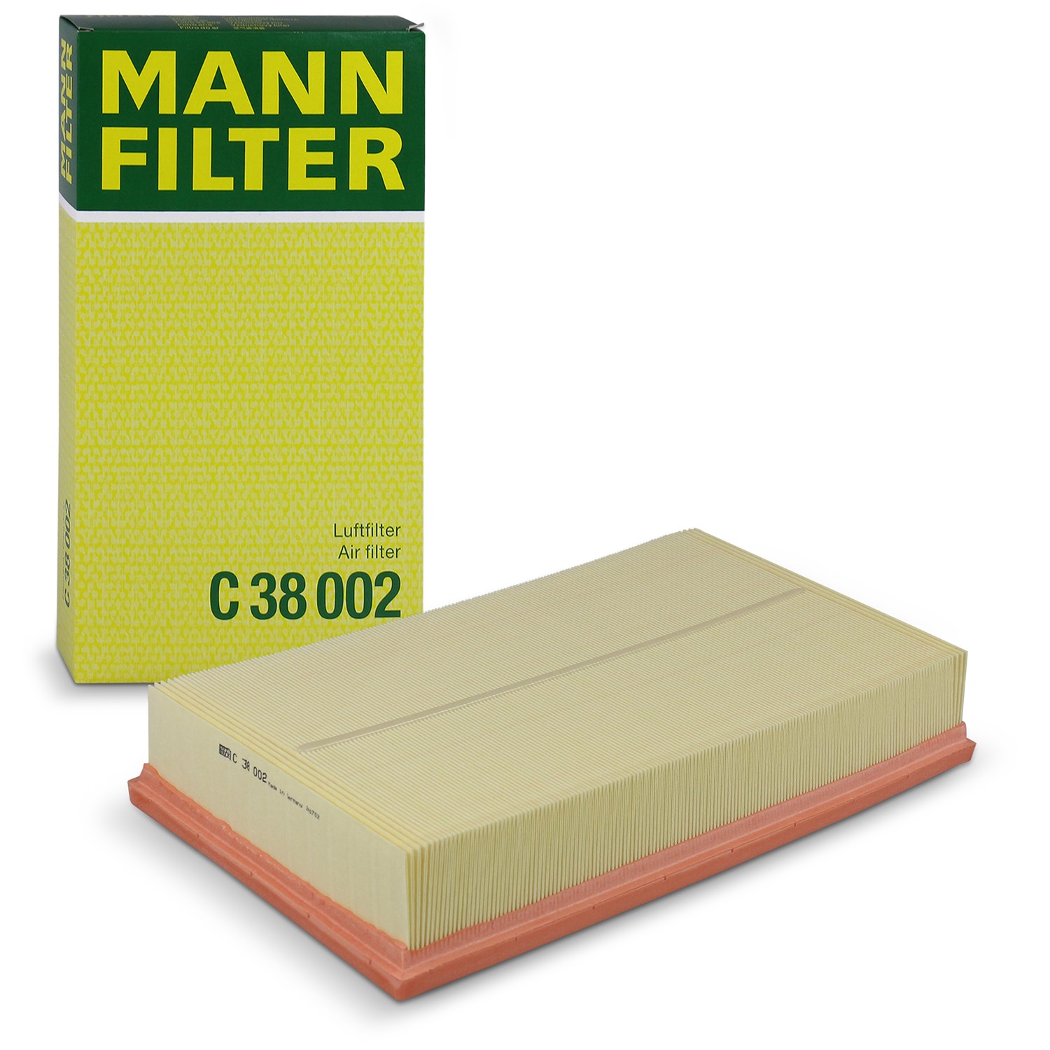 Mann-filter Luftfilter [Hersteller-Nr. C38002] für Cupra, Audi, Skoda, VW