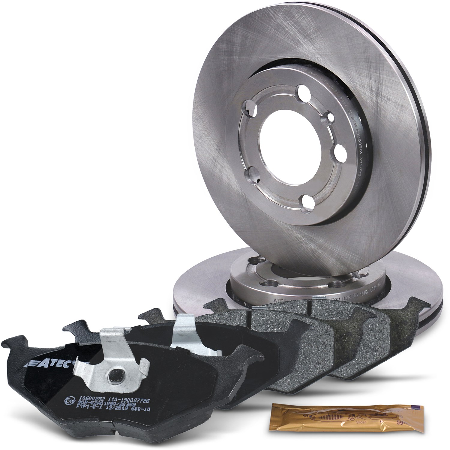 Bestprice Bremsscheiben+Bremsbeläge vorne BELÜFTET Ø239 [Hersteller-Nr. 10600535] für VW, Skoda