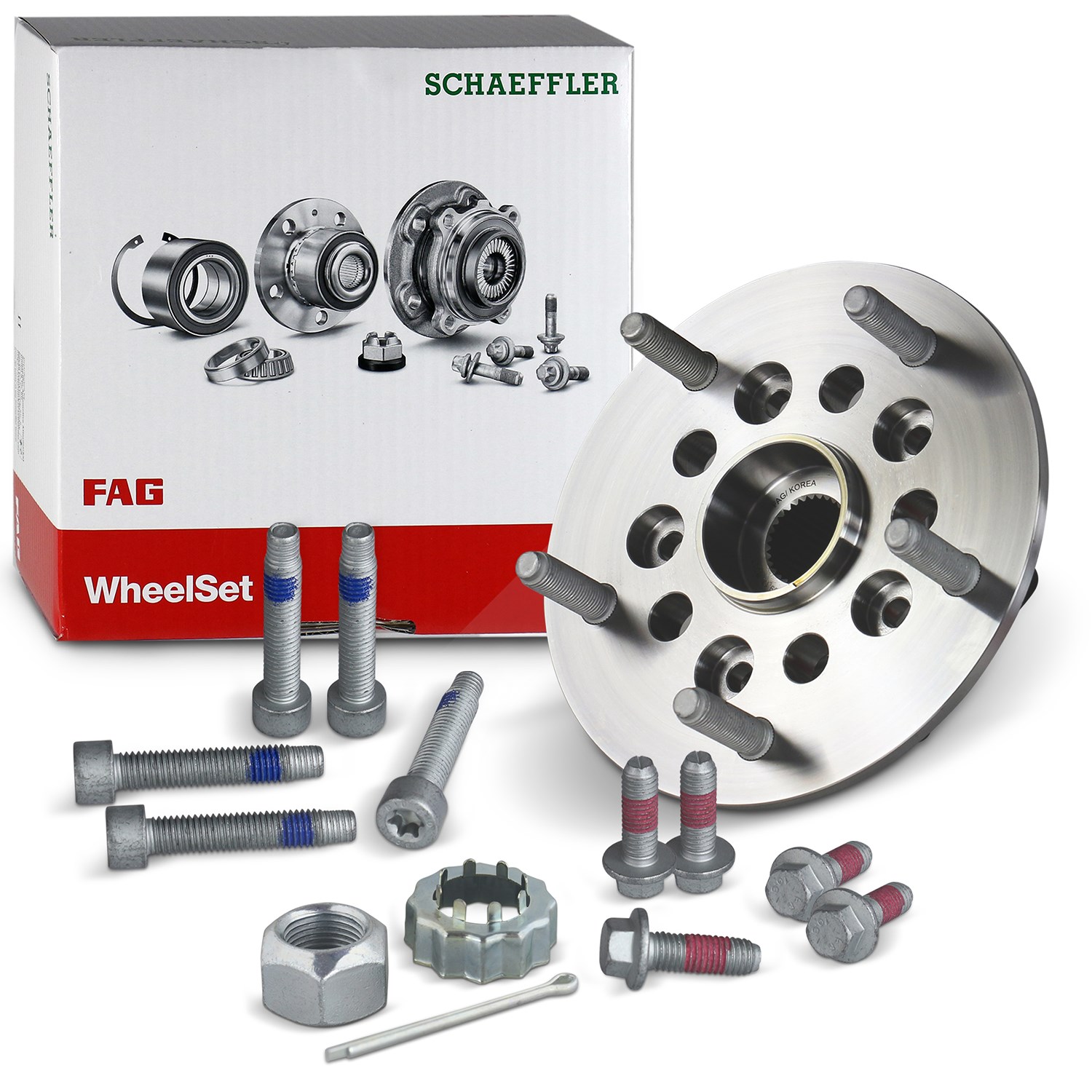 Schaeffler Fag Radlager mit Radnabe vorne [Hersteller-Nr. 713679120] für Ford