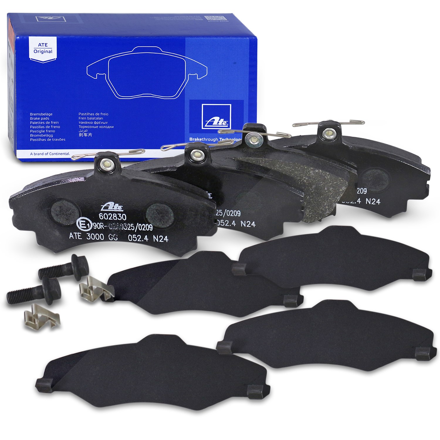Ate Bremsbelagsatz Vorderachse [Hersteller-Nr. 13.0460-2830.2] für Mitsubishi, Volvo