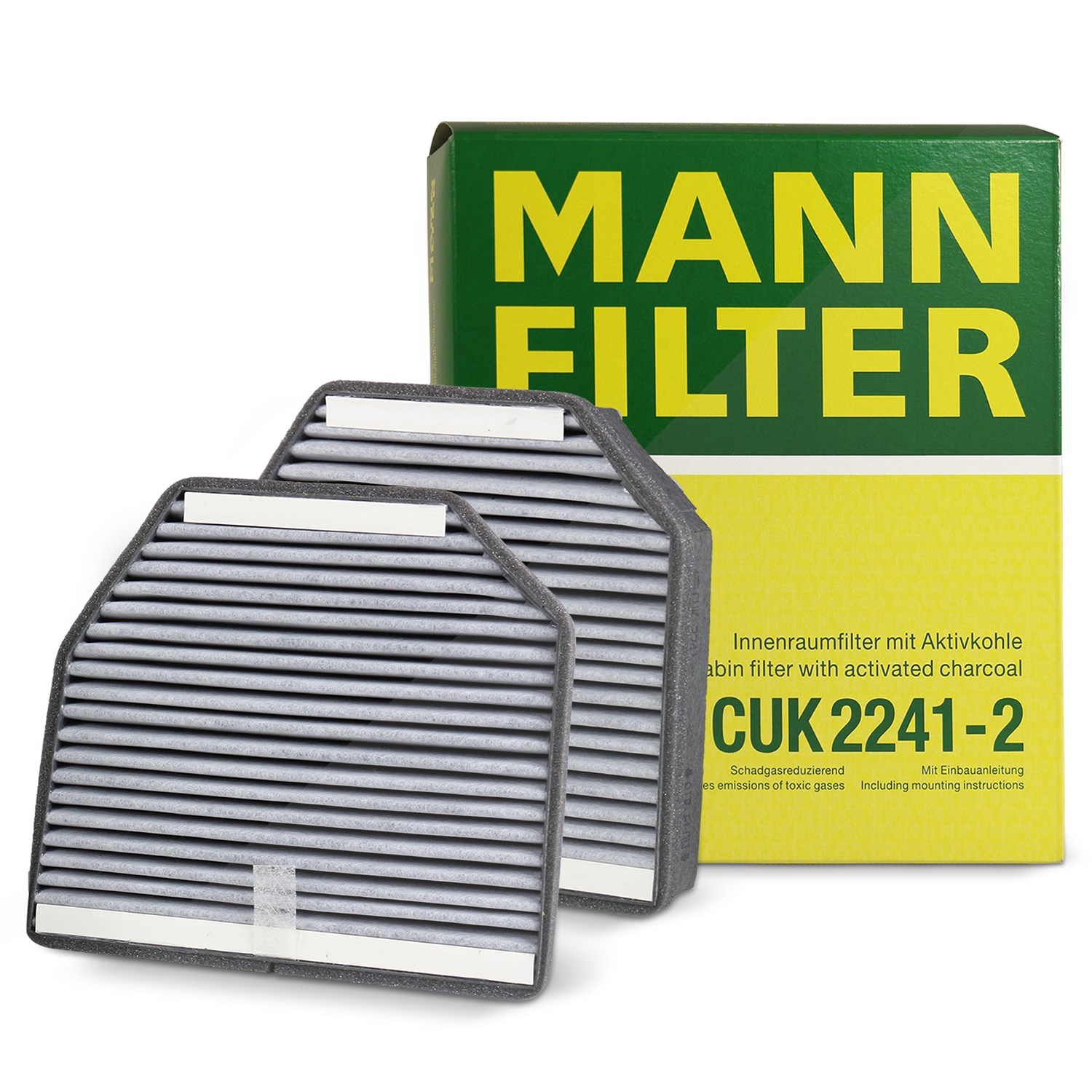 Mann-filter Filter, Innenraumluft [Hersteller-Nr. CUK2241-2] für Puch, Mercedes-Benz