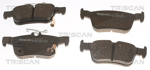 Bremsbelagsatz Scheiben 14,5 mm TRISCAN IAM-Expertise für HONDA CIVIC - Bild 3