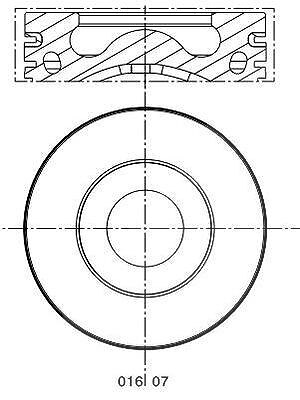 Mahle Kolben [Hersteller-Nr. 0160700] für Peugeot, Citroën, Fiat, Jaguar, Ford