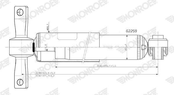 Monroe Stoßdämpfer G2259 - Bild 5