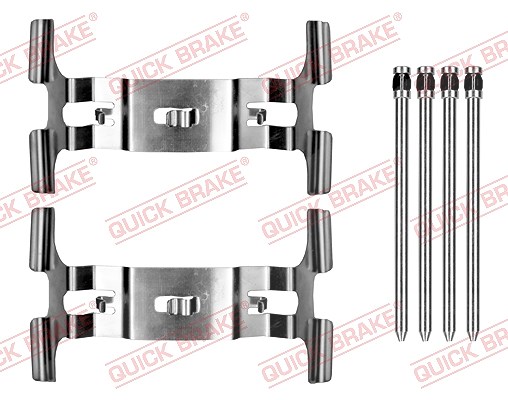 Für QUICK BRAKE QB109-0195 Accessory Kit, disc brake pad QB109-0195 Brake pad f - Bild 6