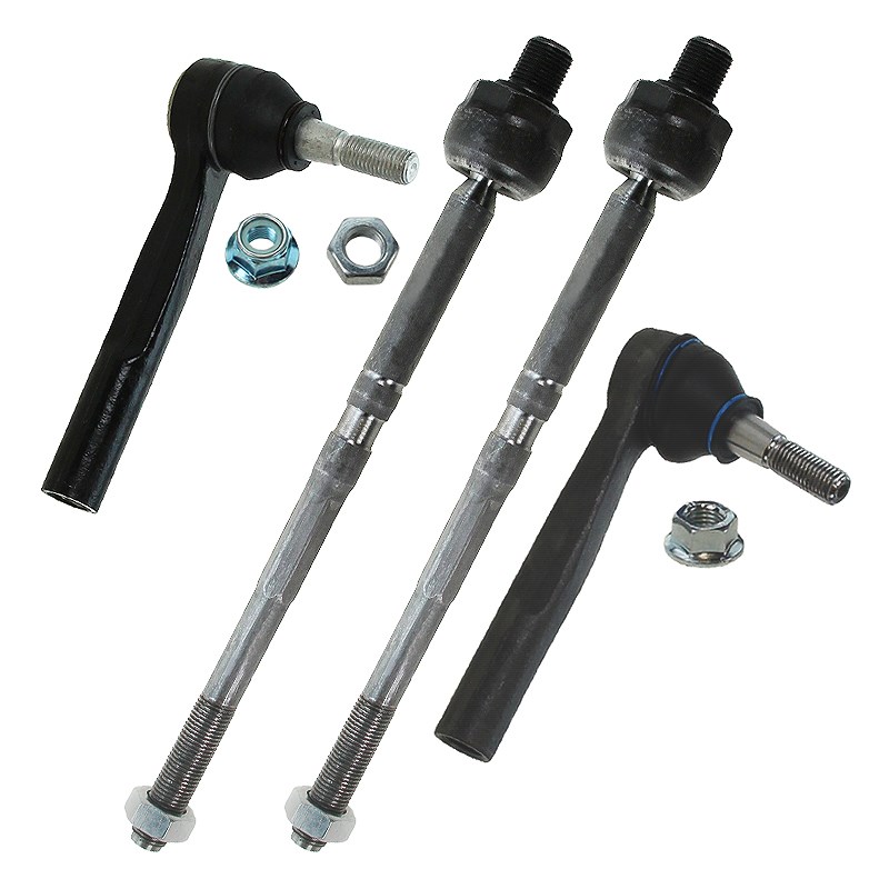 Bestprice 2x Spurstange + Spurstangenkopf [Hersteller-Nr. 10661863] für Vauxhall, Opel