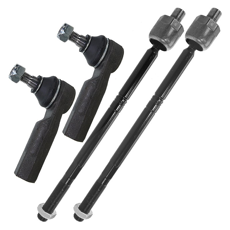 Bestprice 2x Spurstange + Spurstangenköpfe [Hersteller-Nr. 10661920] für Audi, Seat, VW
