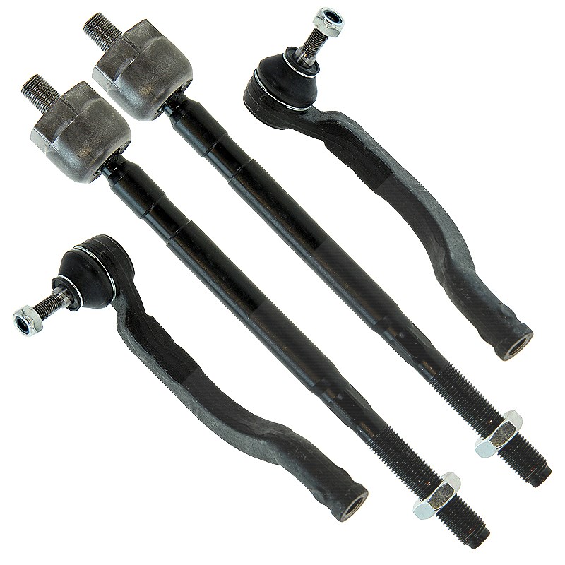 Bestprice 2x Spurstange + Spurstangenköpfe [Hersteller-Nr. 10661927] für Nissan, Renault, Opel, Vauxhall