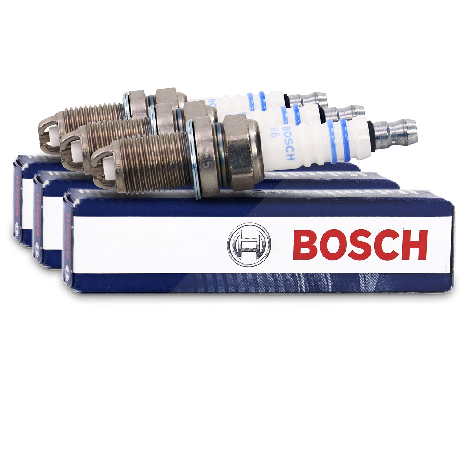 Bosch 3x Zündkerze [Hersteller-Nr. 0242240648] für Smart